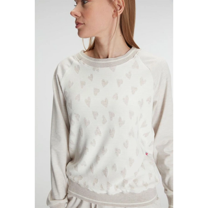 Secretsita Uzun Kollu Sweatshirt Pantolon Takım Pijama Takımı