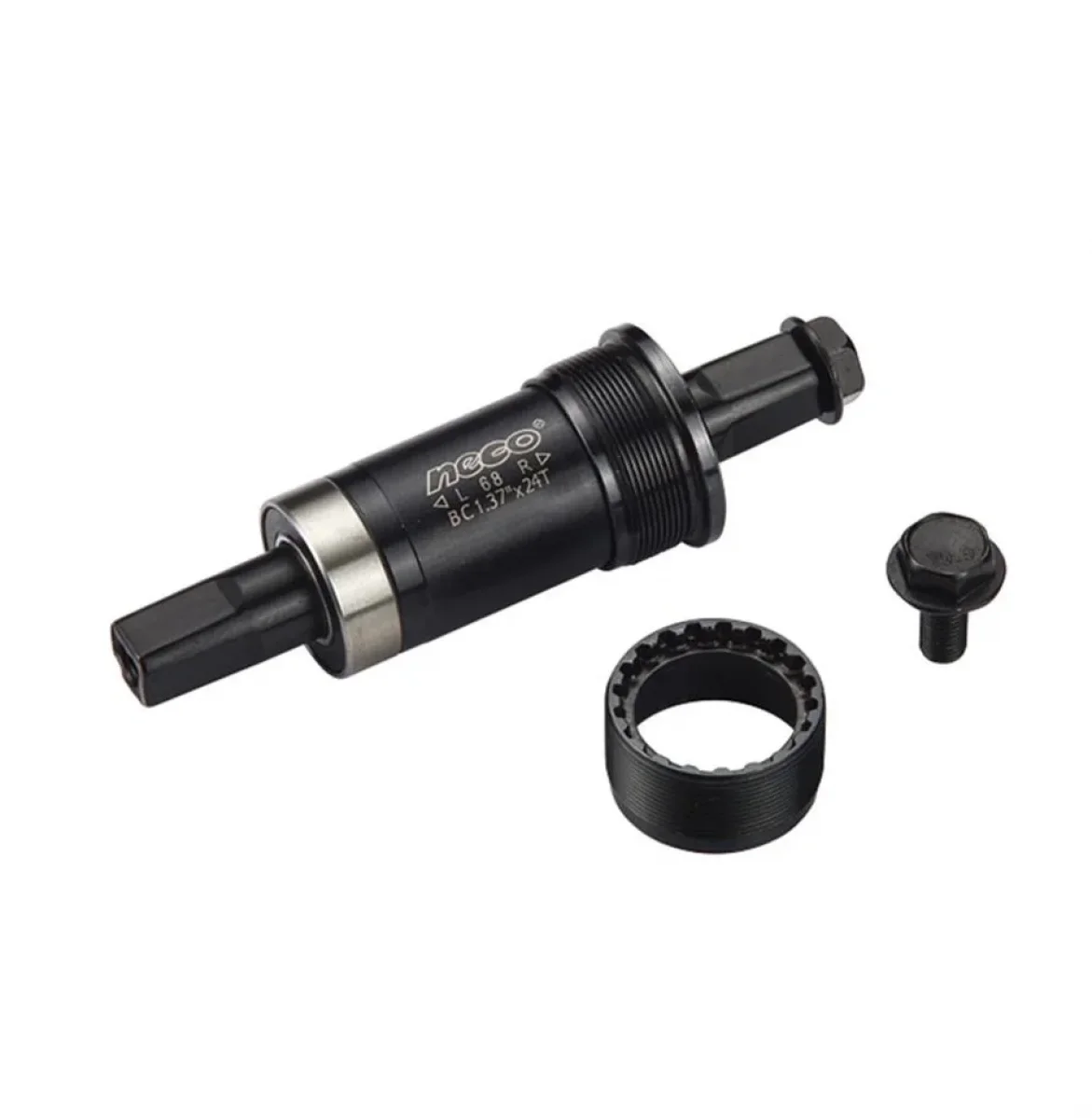 NECO BİSİKLET KASET ORTA YATAK RULMANLI 126MM KUTULU SİYAH YTK-209