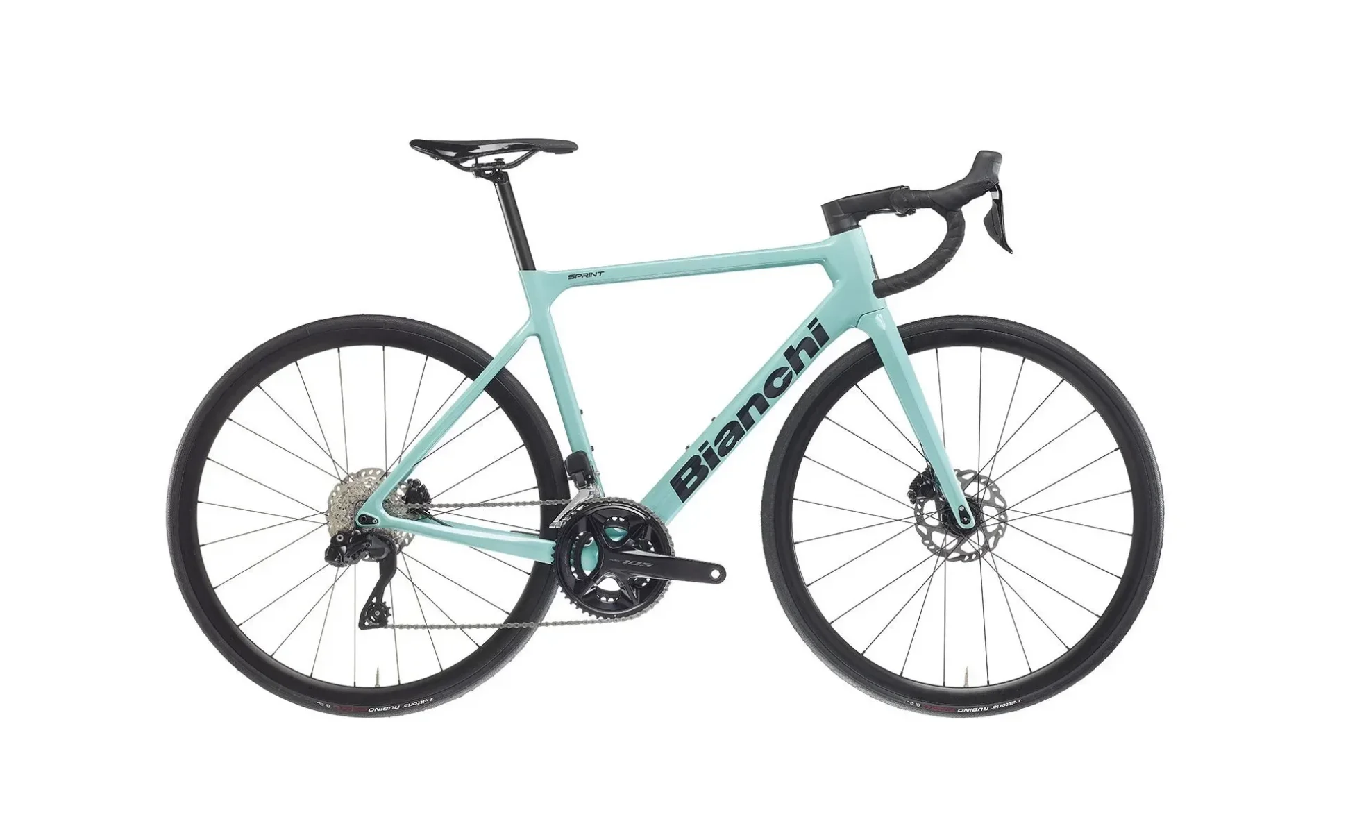 BIANCHI SPRINT 105 DISC DI2 KARBON ERKEK YOL YARIŞ BİSİKLETİ 503H HD 28 JANT 12 VİTES CELESTE