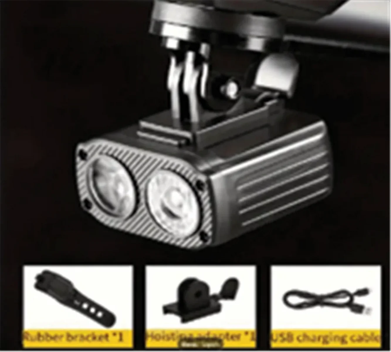 XBYC 6148 BİSİKLET ÖN LED IŞIK SİYAH