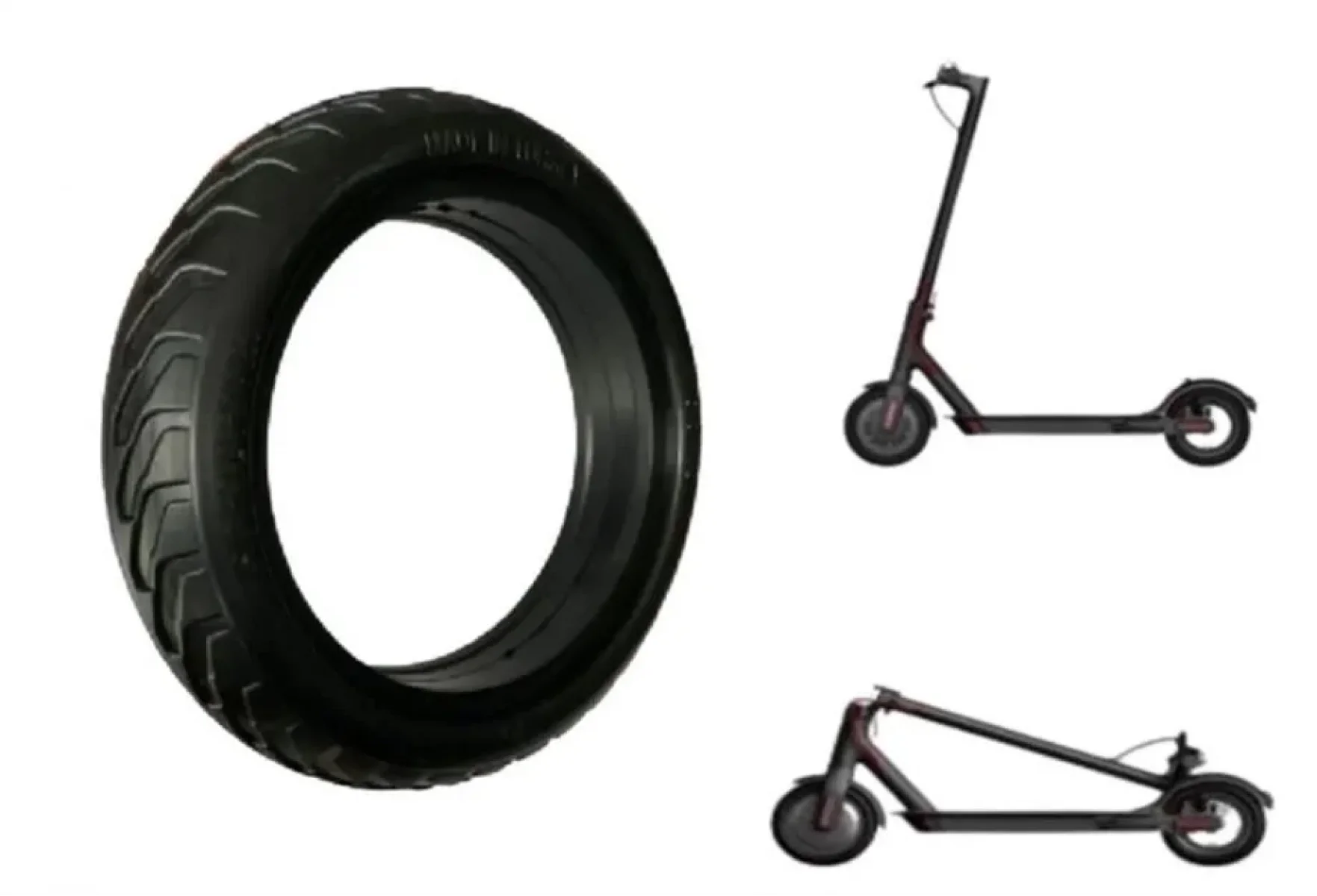 TEX  E-SCOOTER YUMUŞAK DOLGULU 8.5 INCH DIŞ LASTİK SİYAH
