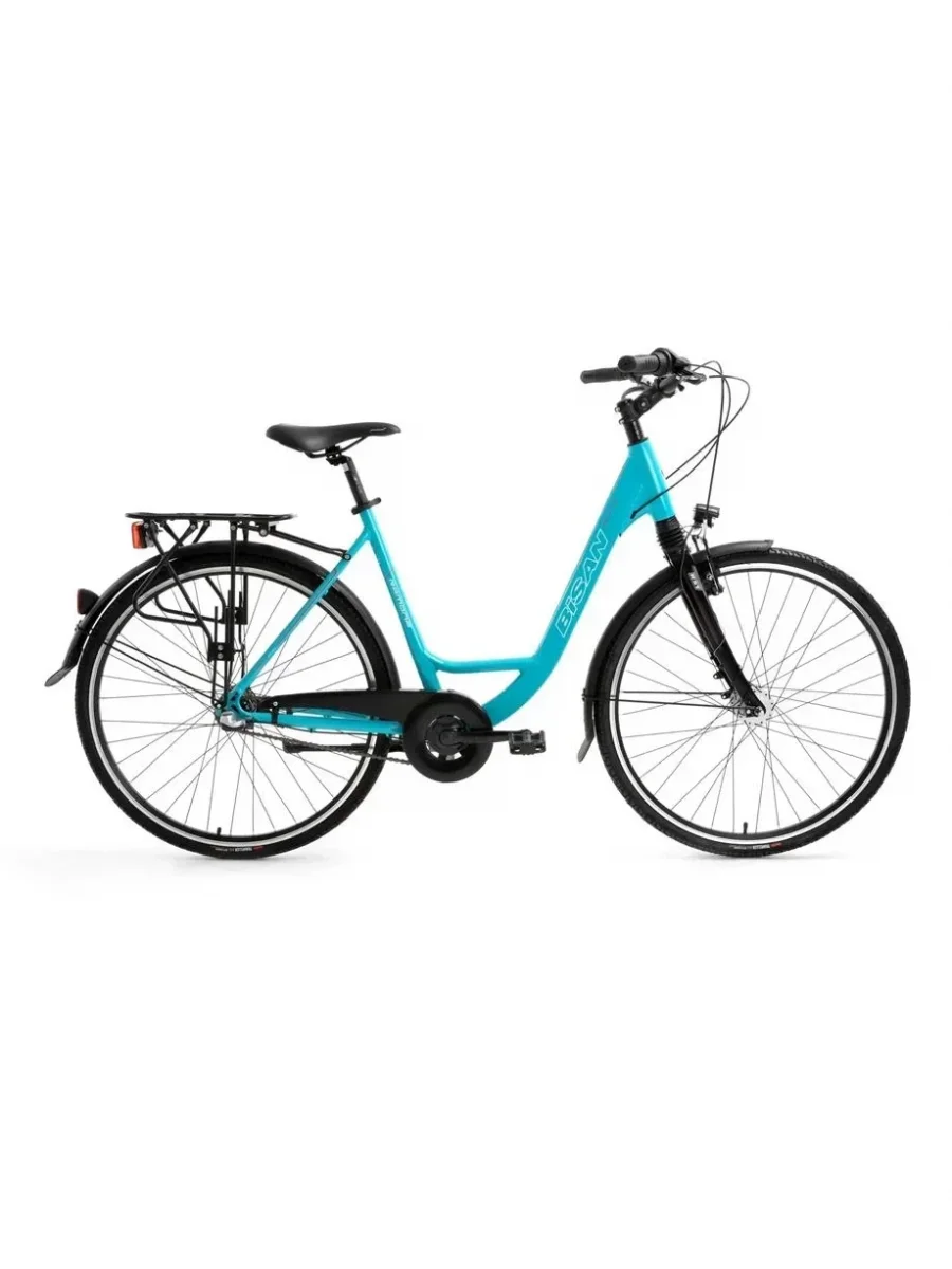 BİSAN RAMONA KADIN ŞEHİR BİSİKLETİ 53CM V 28 JANT 3 VİTES TURKUAZ PEMBE