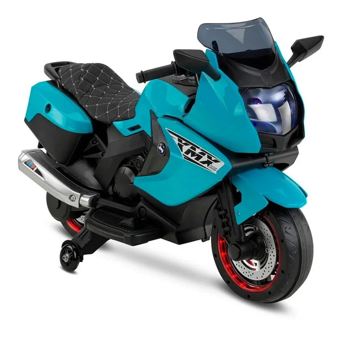 BABYHOPE 438A XMX-316 12V LEDLİ AKÜLÜ MOTOR TURKUAZ