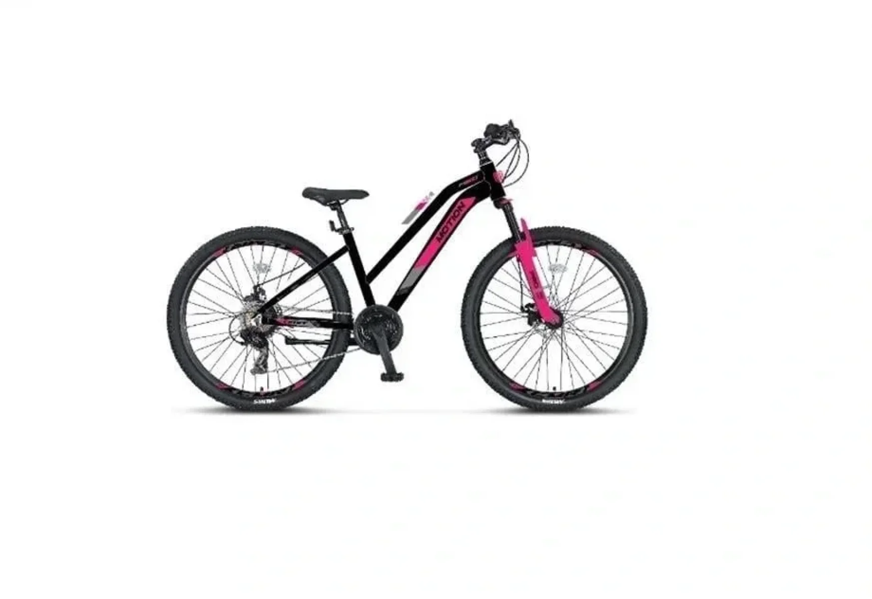 ÜMİT 2679 MOTION L-2D KADIN DAĞ BİSİKLETİ 356H 26 JANT 21 VİTES SİYAH PEMBE