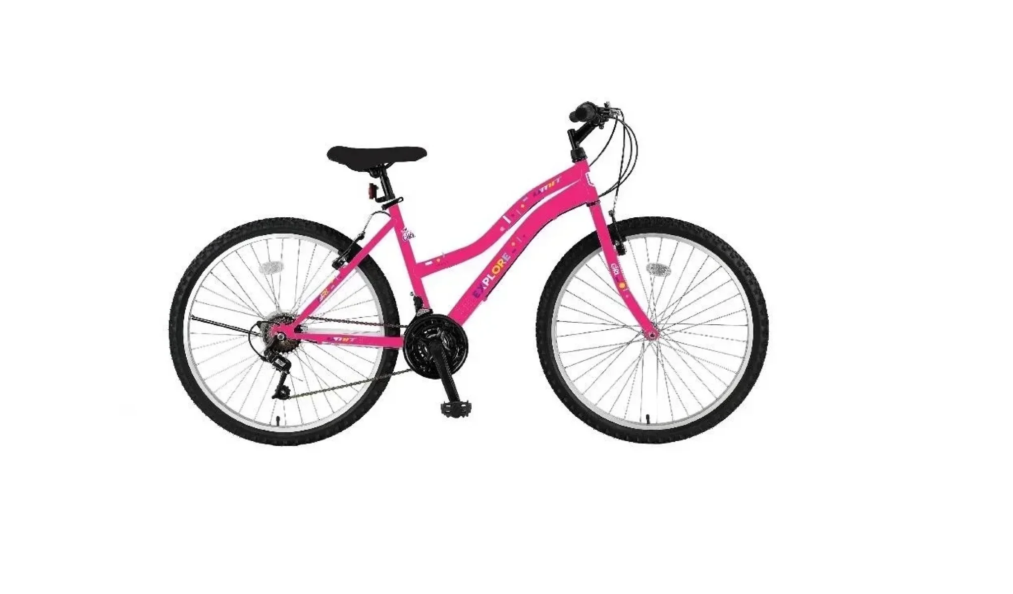 ÜMİT 2434 EXPLORER KADIN DAĞ BİSİKLETİ V 24 JANT 21 VİTES PEMBE