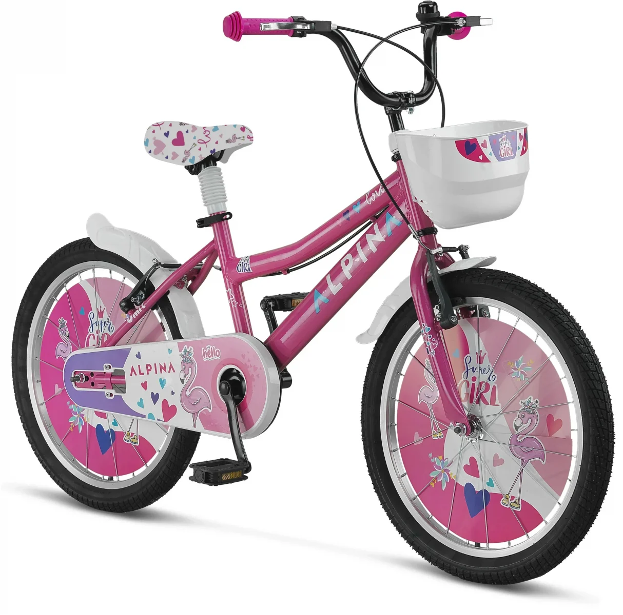 ÜMİT 2047 ALPINA-L-BMX-V 330H KIZ ÇOCUK BİSİKLETİ 20 JANT PEMBE