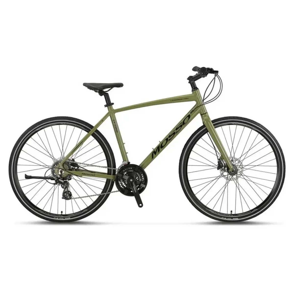 MOSSO LEGARDA-PRO-X21-MDM ERKEK ŞEHİR BİSİKLETİ 510H HD 28 JANT 21 VİTES YEŞİL SİYAH
