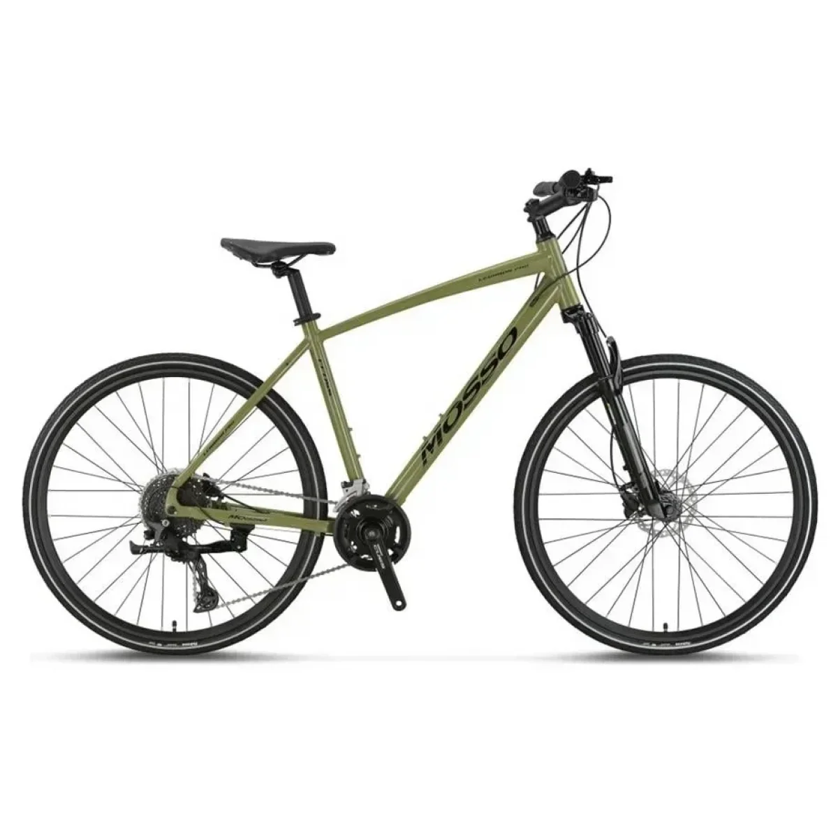 MOSSO LEGARDA-PRO-X18-MSM ERKEK ŞEHİR BİSİKLETİ 510H HD 28 JANT 18 VİTES YEŞİL SİYAH