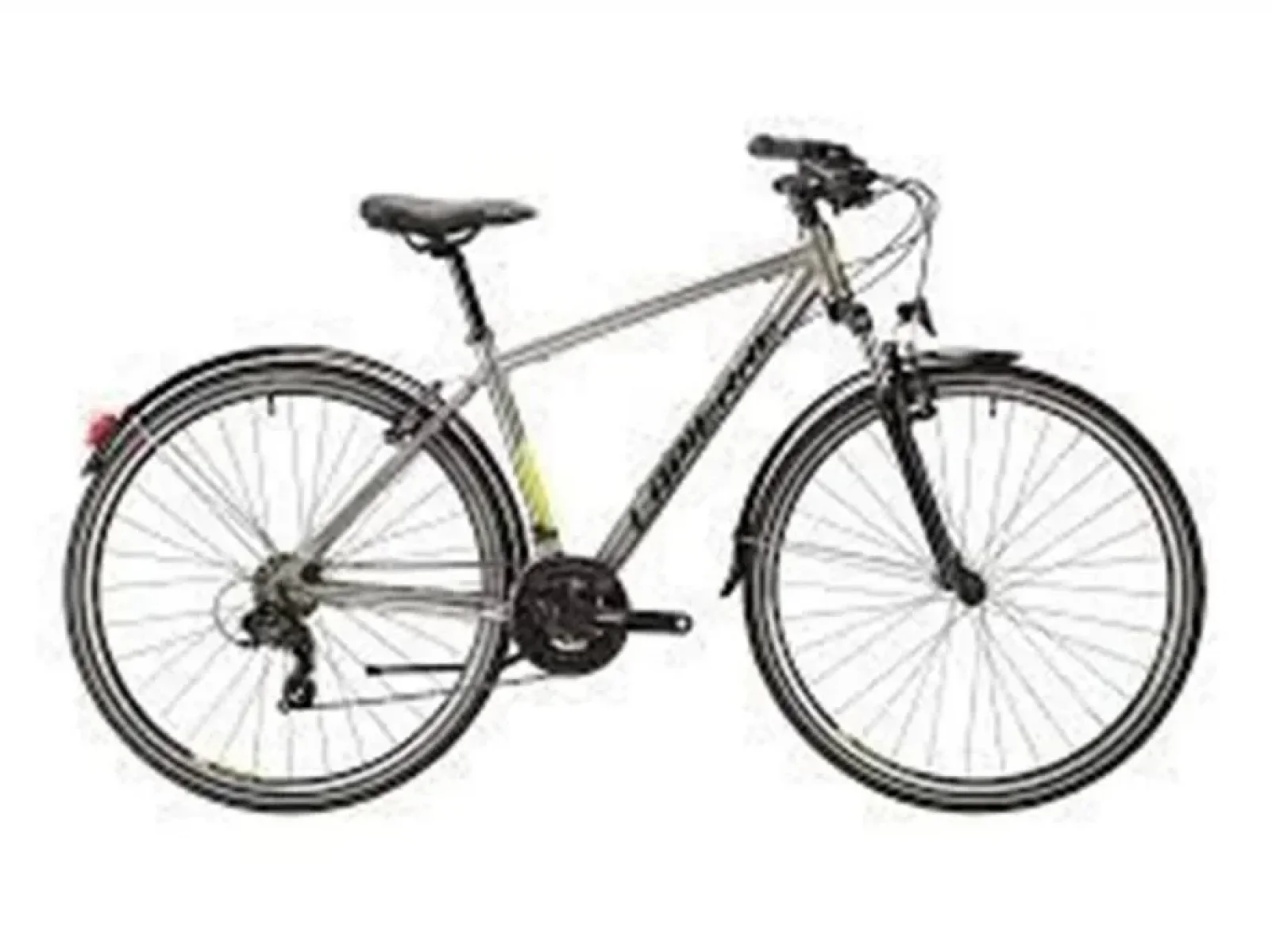 LAPIERRE TREKKING 1.0 ERKEK ŞEHİR BİSİKLETİ  600H V 28 JANT 21 VİTES GRİ LİME YEŞİL SİYAH