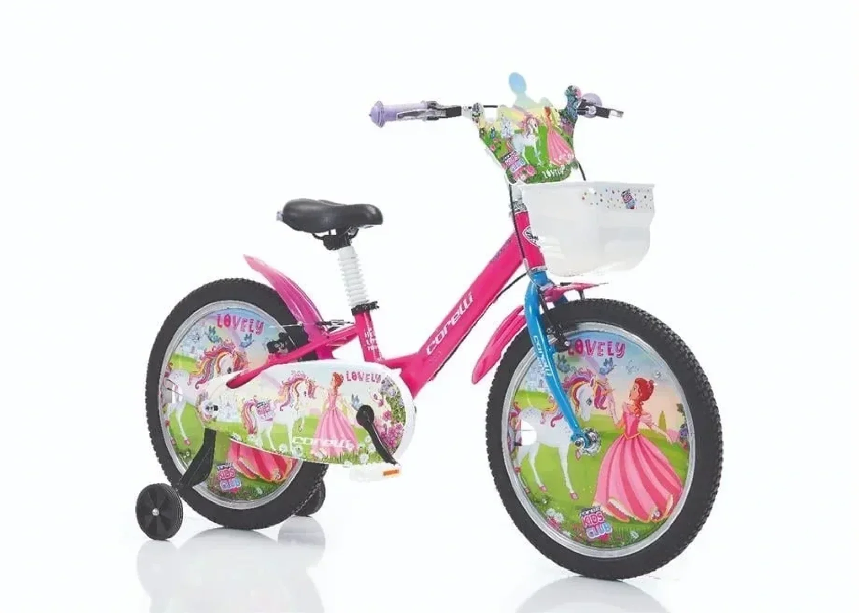 CORELLİ LOVELY KIZ ÇOCUK BİSİKLETİ V 20 JANT PEMBE KIRMIZI