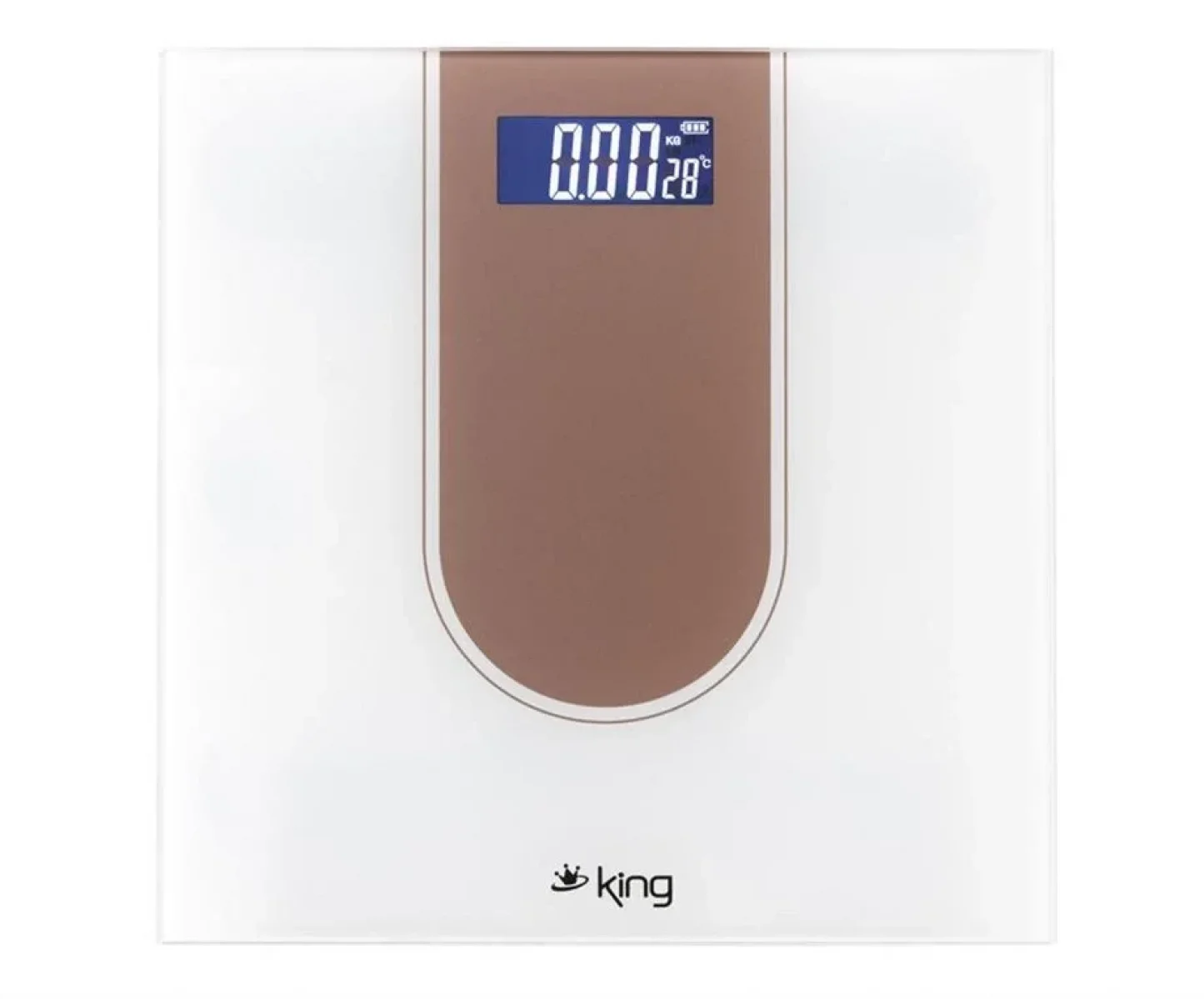KİNG HERA DİJİTAL CAM BANYO BASKÜLÜ HBB-820 BEYAZ