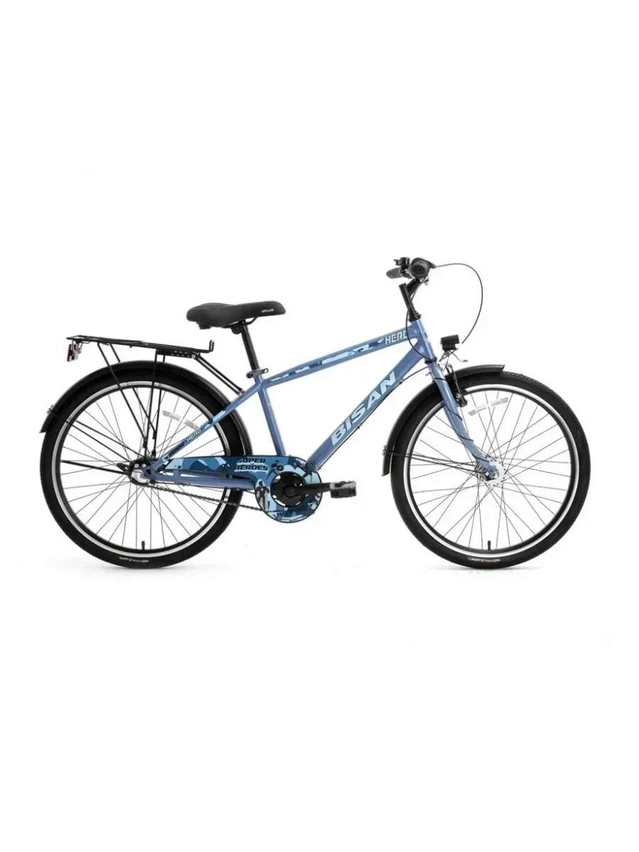 BİSAN HERO ERKEK ŞEHİR BİSİKLETİ 42CM V 26 JANT 3 VİTES METALİK MAVİ MAVİ