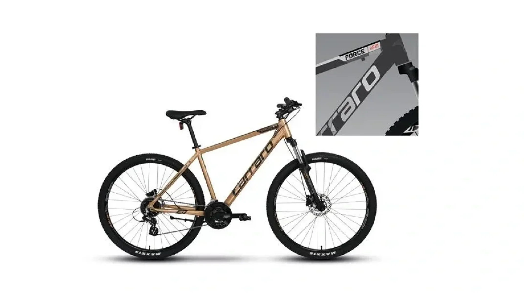 CARRARO FORCE 950 ERKEK DAĞ BİSİKLETİ 440H HD 29 JANT 24 VİTES MAT ANTRASİT GRİ KIRMIZI