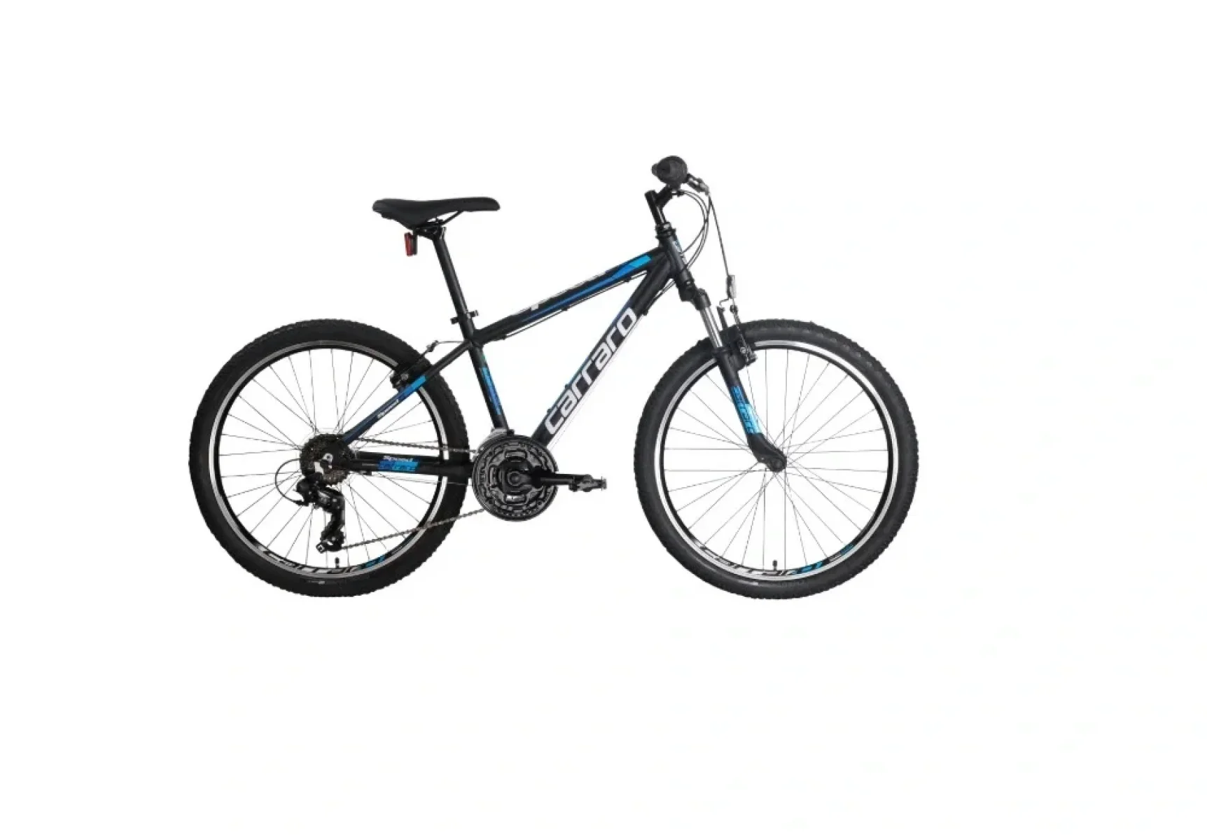 CARRARO SPEED 240 ERKEK DAĞ BİSİKLETİ 360H V 24 JANT 21 VİTES MAT SİYAH MAVİ KOYU MAVİ