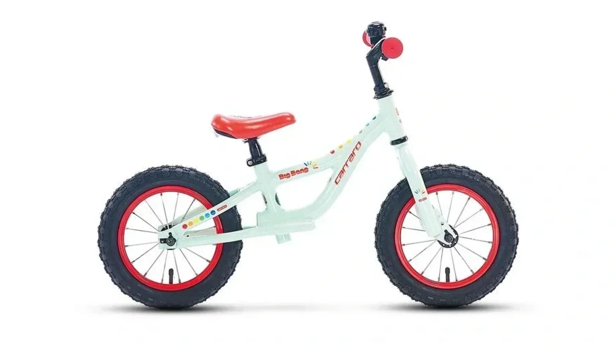 CARRARO BIG BANG DENGE BİSİKLETİ 180H 12 JANT YEŞİL KIRMIZI