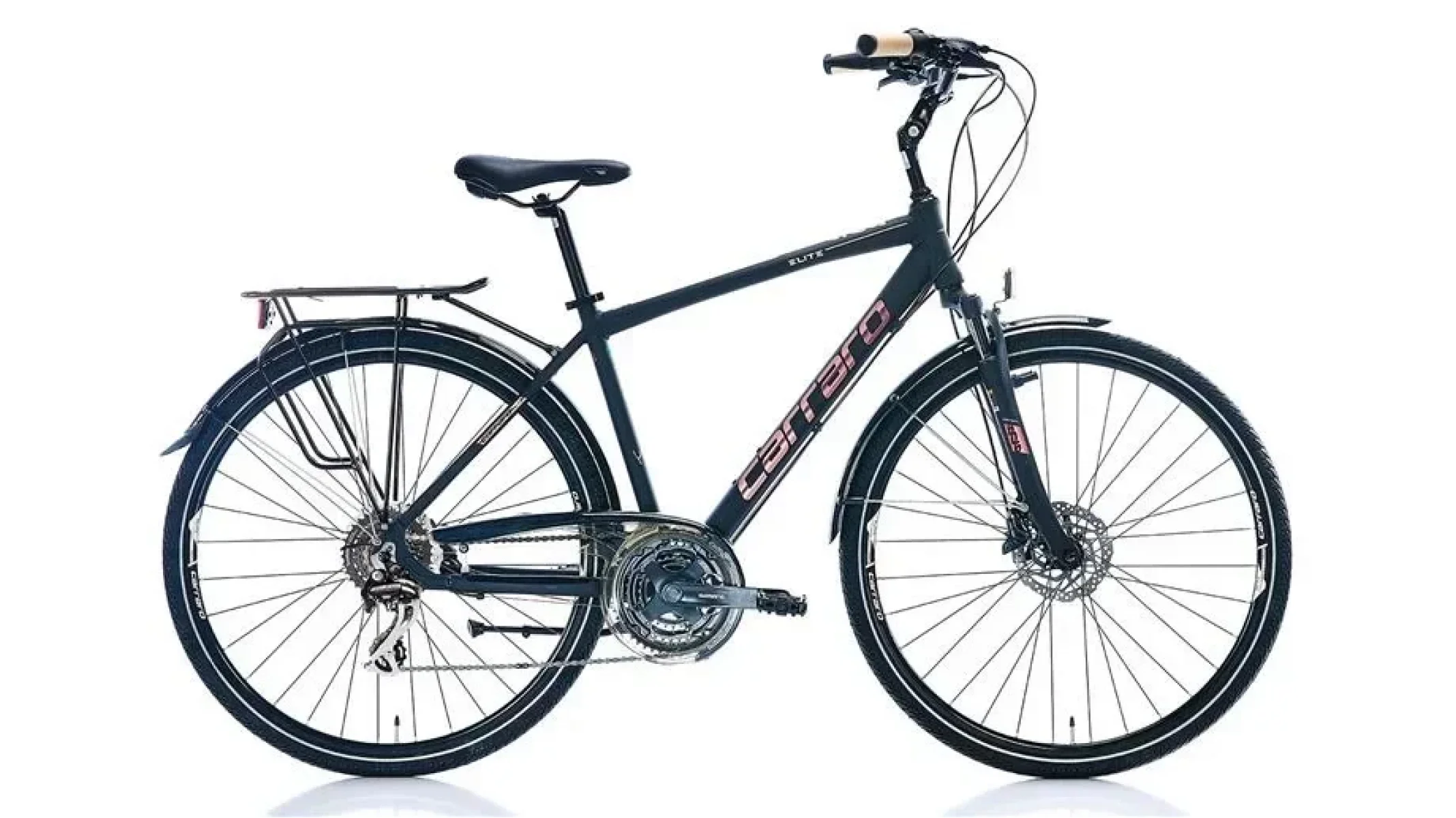CARRARO ELITE 806 ERKEK ŞEHİR BİSİKLETİ 480H HD 28 JANT 24 VİTES MAT SİYAH KREM BAKIR