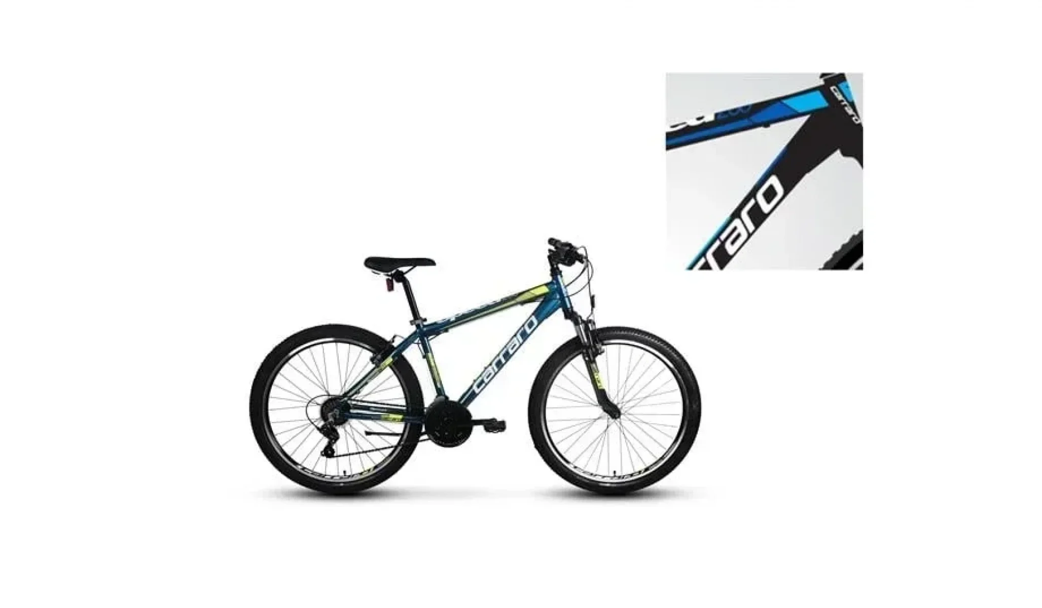 CARRARO SPEED 260 ERKEK DAĞ BİSİKLETİ 410H V 26 JANT 21 VİTES MAT SİYAH MAVİ KOYU MAVİ
