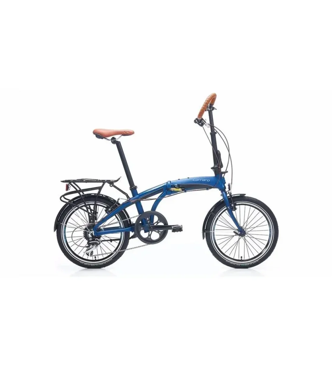 CARRARO FLEXI COMFORT KATLANIR BİSİKLET 320H V 20 JANT 8 VİTES MAT NAVY MAVİ PARLAK SİYAH BAKIR MAVİ