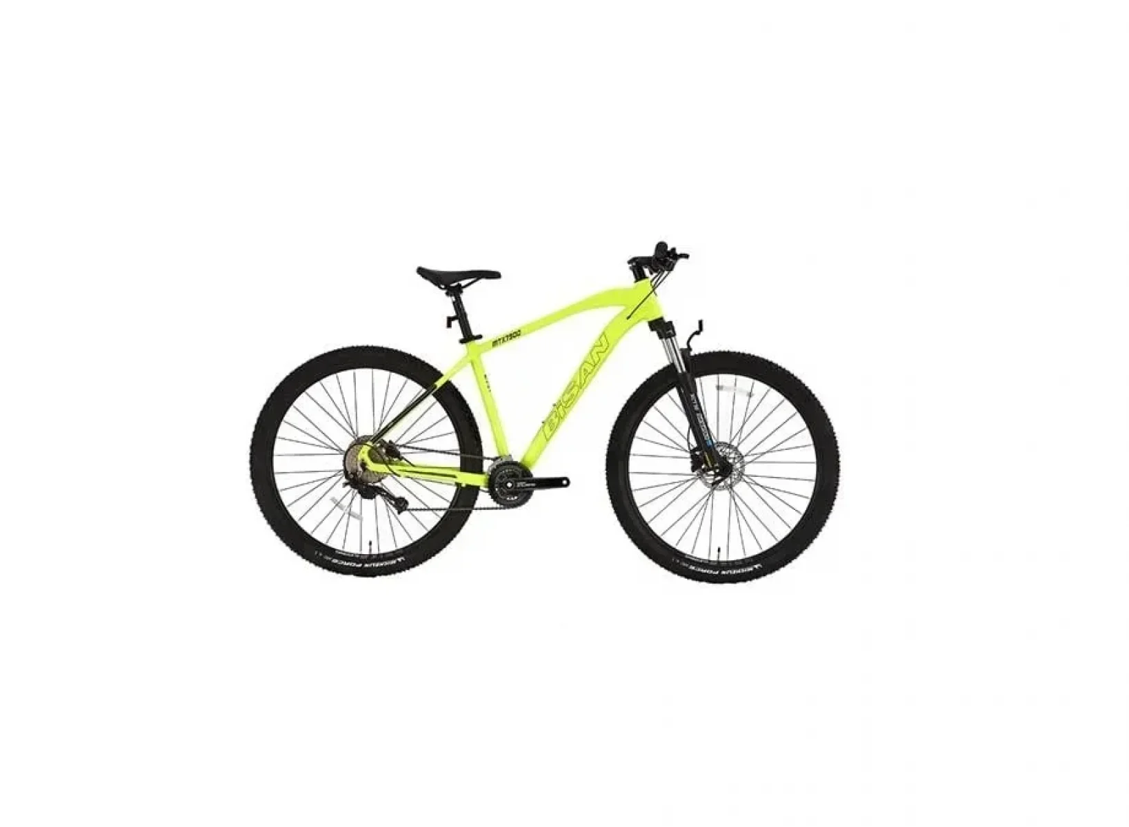 BİSAN MTX 7500 CUES ERKEK DAĞ BİSİKLETİ 48 CM HD 29 JANT 20 VİTES NEON SARI BEYAZ SİYAH