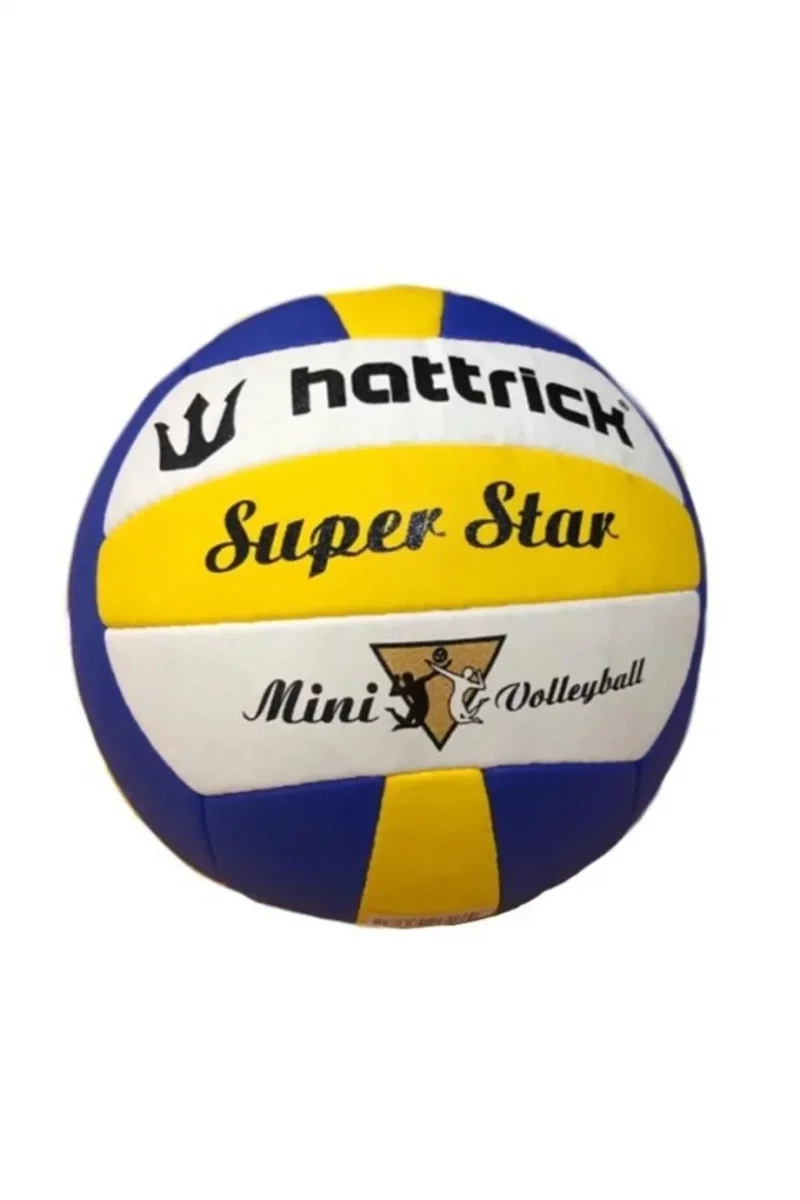 HATTRICK SUPERSTAR MINI VOLEYBOL TOPU SARI LACİVERT BEYAZ