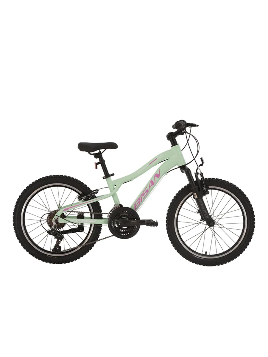 BİSAN KDX 2500-V KIZ ÇOCUK BİSİKLETİ 28CM V 20 JANT 21 VİTES MİNT YEŞİL PEMBE BEYAZ