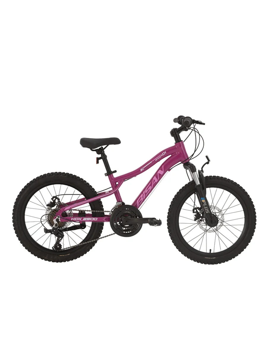 BİSAN KDX 2500-D KIZ ÇOCUK BİSİKLETİ 28CM MD 20 JANT 21 VİTES METALİK MOR PEMBE BEYAZ