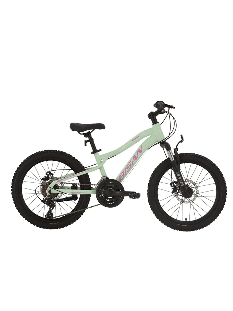 BİSAN KDX 2500-D KIZ ÇOCUK BİSİKLETİ 28CM MD 20 JANT 21 VİTES MİNT YEŞİL PEMBE BEYAZ