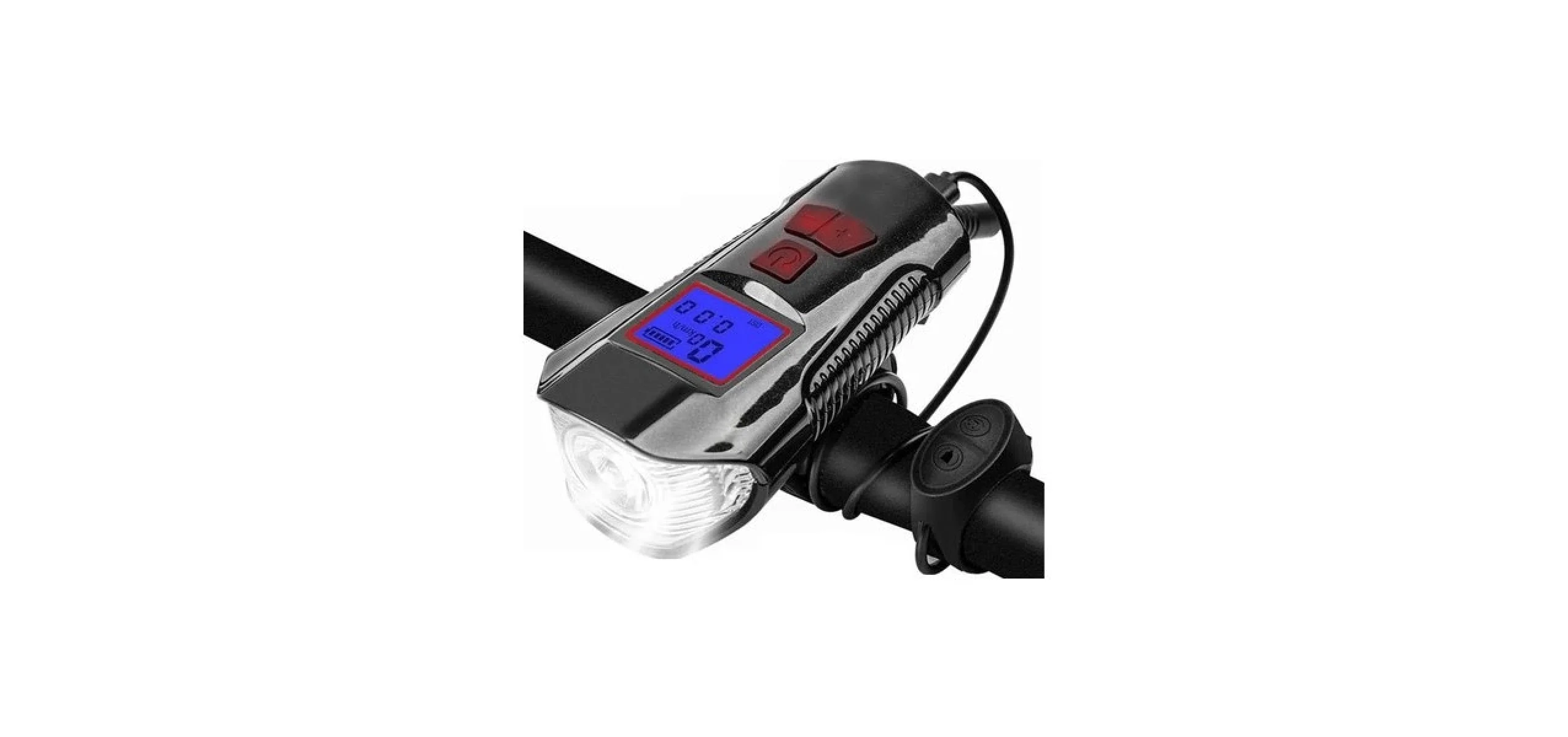 FORTE GT XBYC 6029 FY-317 BİSİKLET KİLOMETRE SAATİ ÖN LAMBA USB KIRMIZI