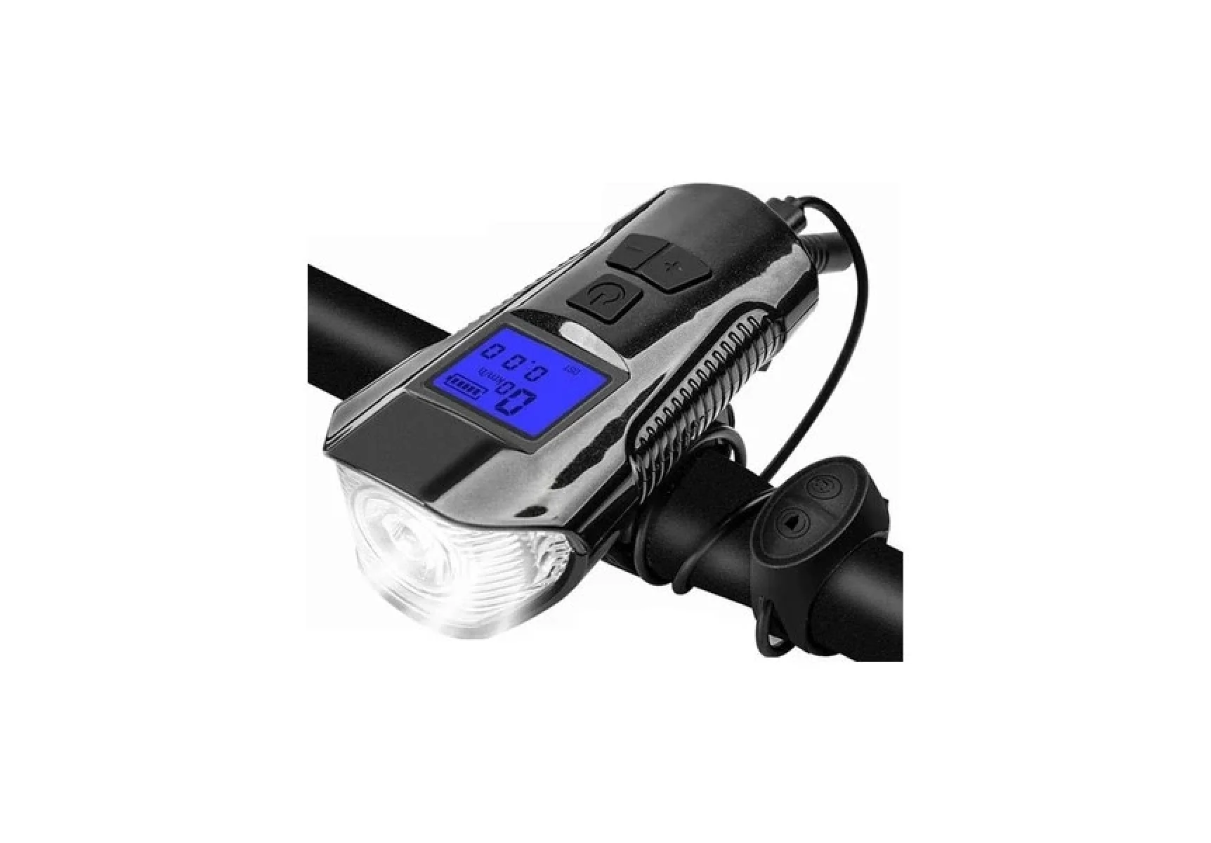 FORTE GT XBYC 6029 FY-317 BİSİKLET KİLOMETRE SAATİ ÖN LAMBA USB SİYAH
