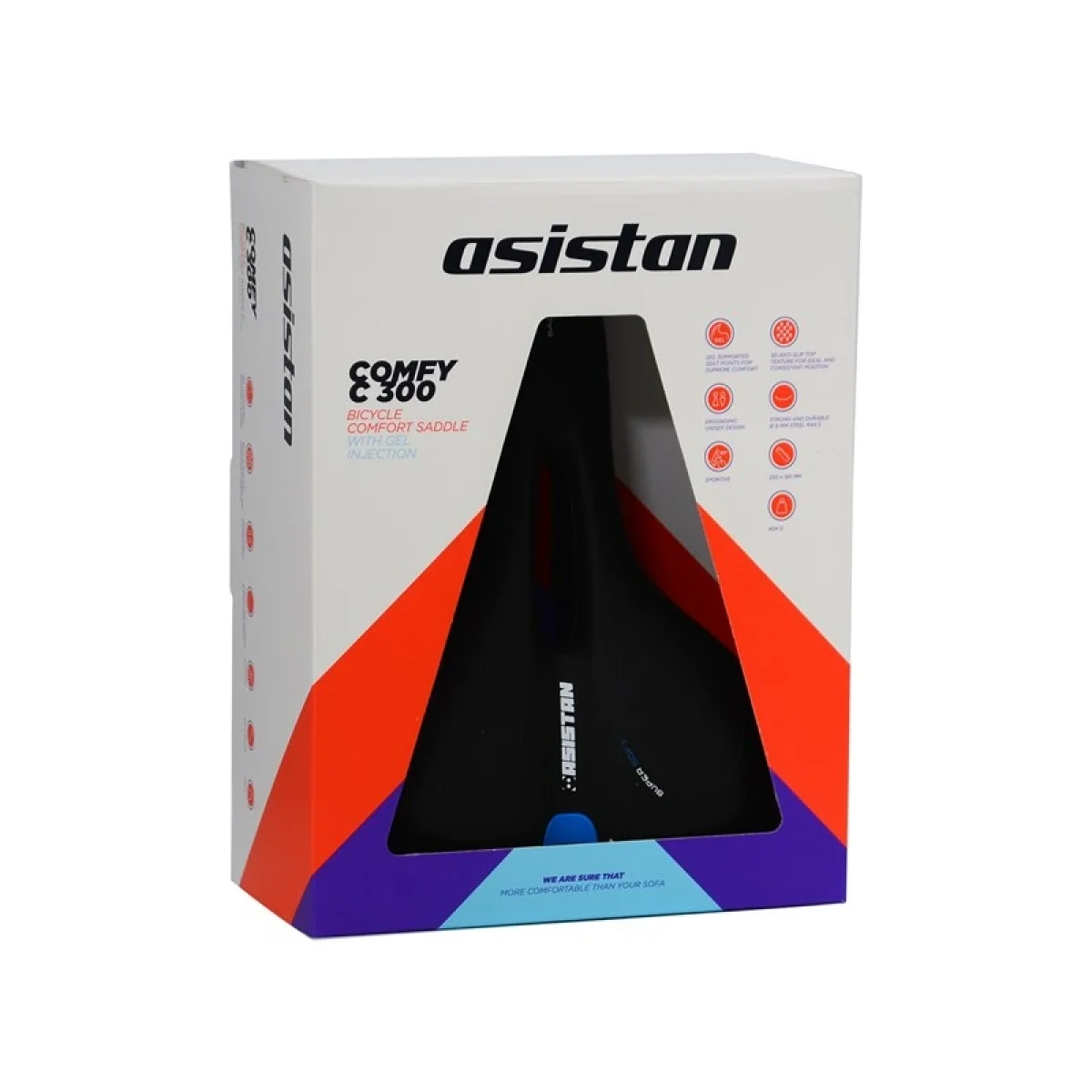 ASISTAN COMFY C300 SELE SİYAH