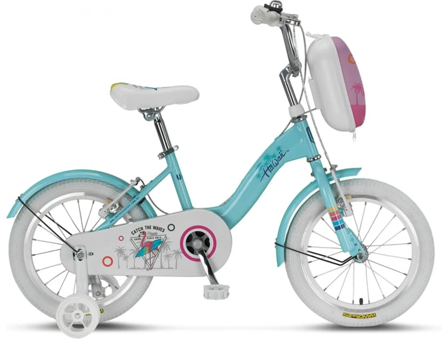 ÜMİT 1625 HAWAI-CANTA-V KIZ ÇOCUK BİSİKLETİ 16 JANT SKY BLUE