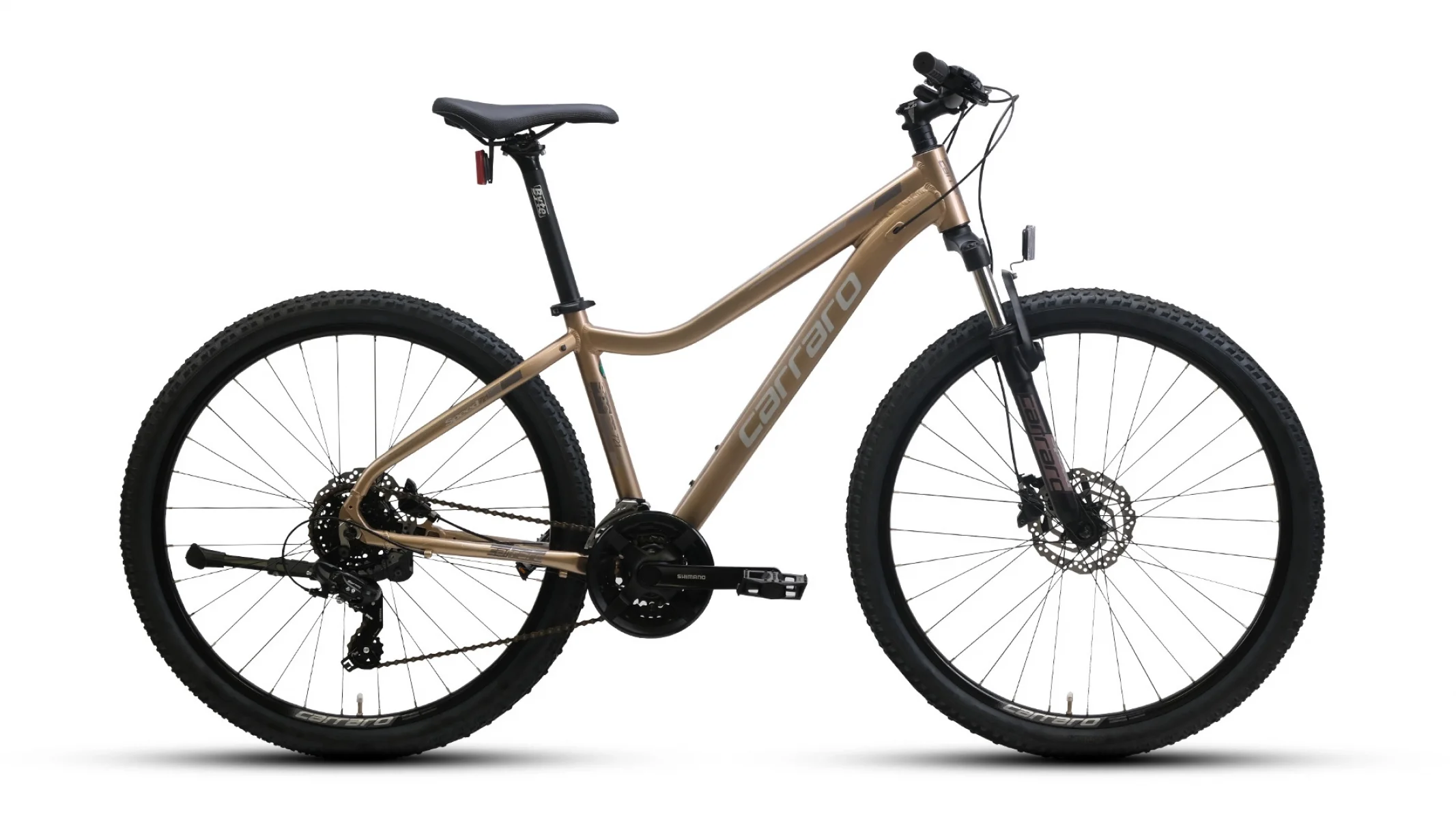 CARRARO SPEED 721 KADIN DAĞ BİSİKLETİ 406H HD 27.5 JANT 21 VİTES BRONZ KAHVE GÜMÜŞ