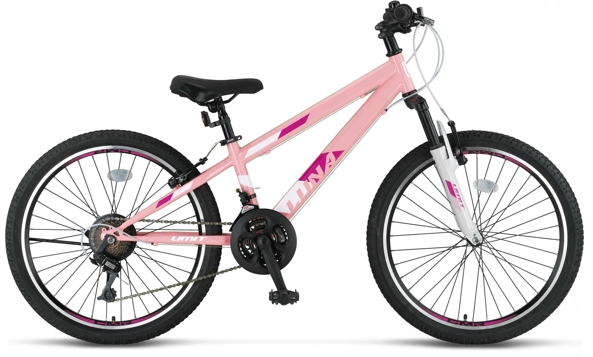 ÜMİT 2069 LUNA V KIZ ÇOCUK BİSİKLETİ 20 JANT 18 VİTES TOZ PEMBE