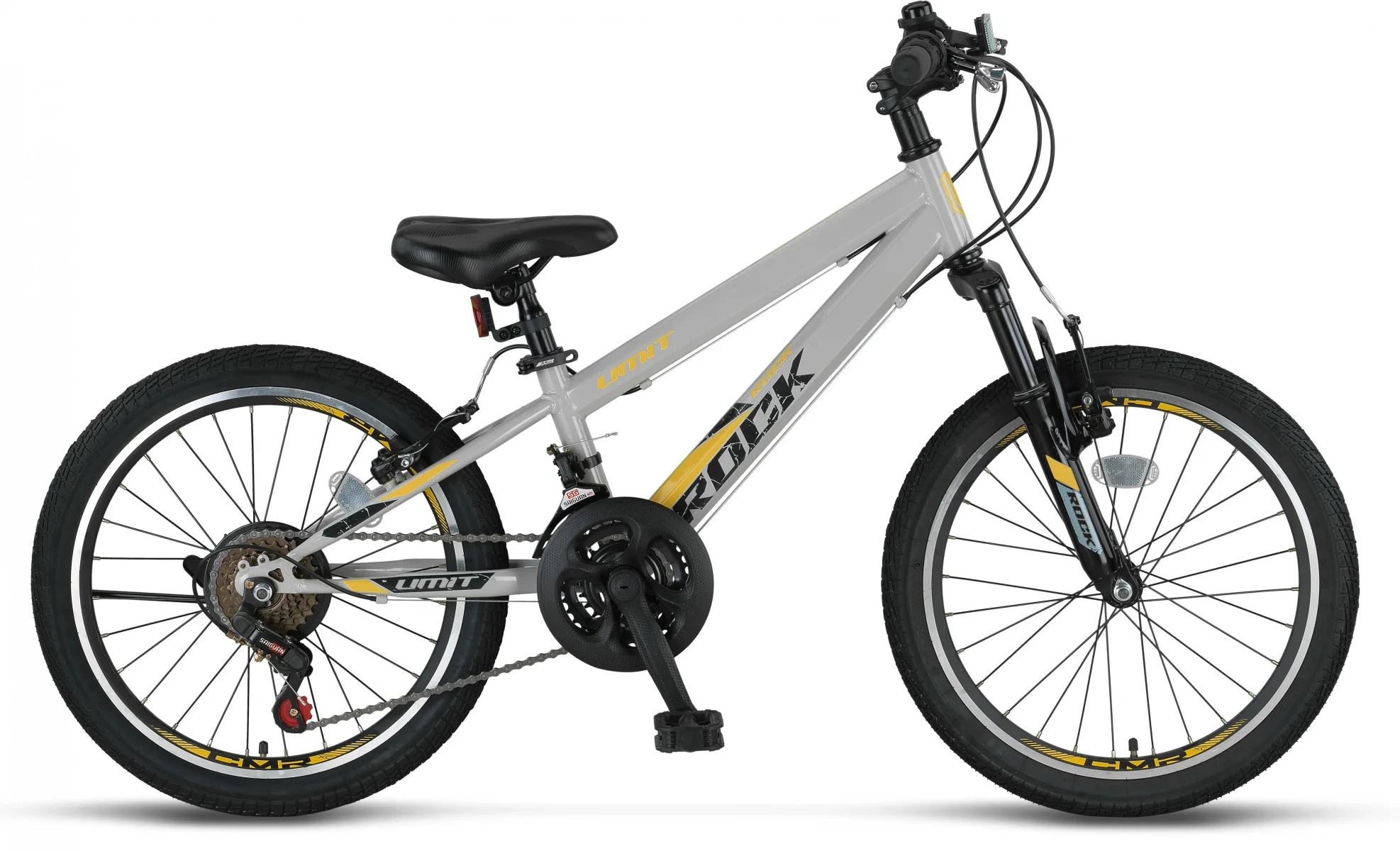 ÜMİT 2068 ROCK V ERKEK ÇOCUK BİSİKLETİ 20 JANT 18 VİTES GREY YELLOW