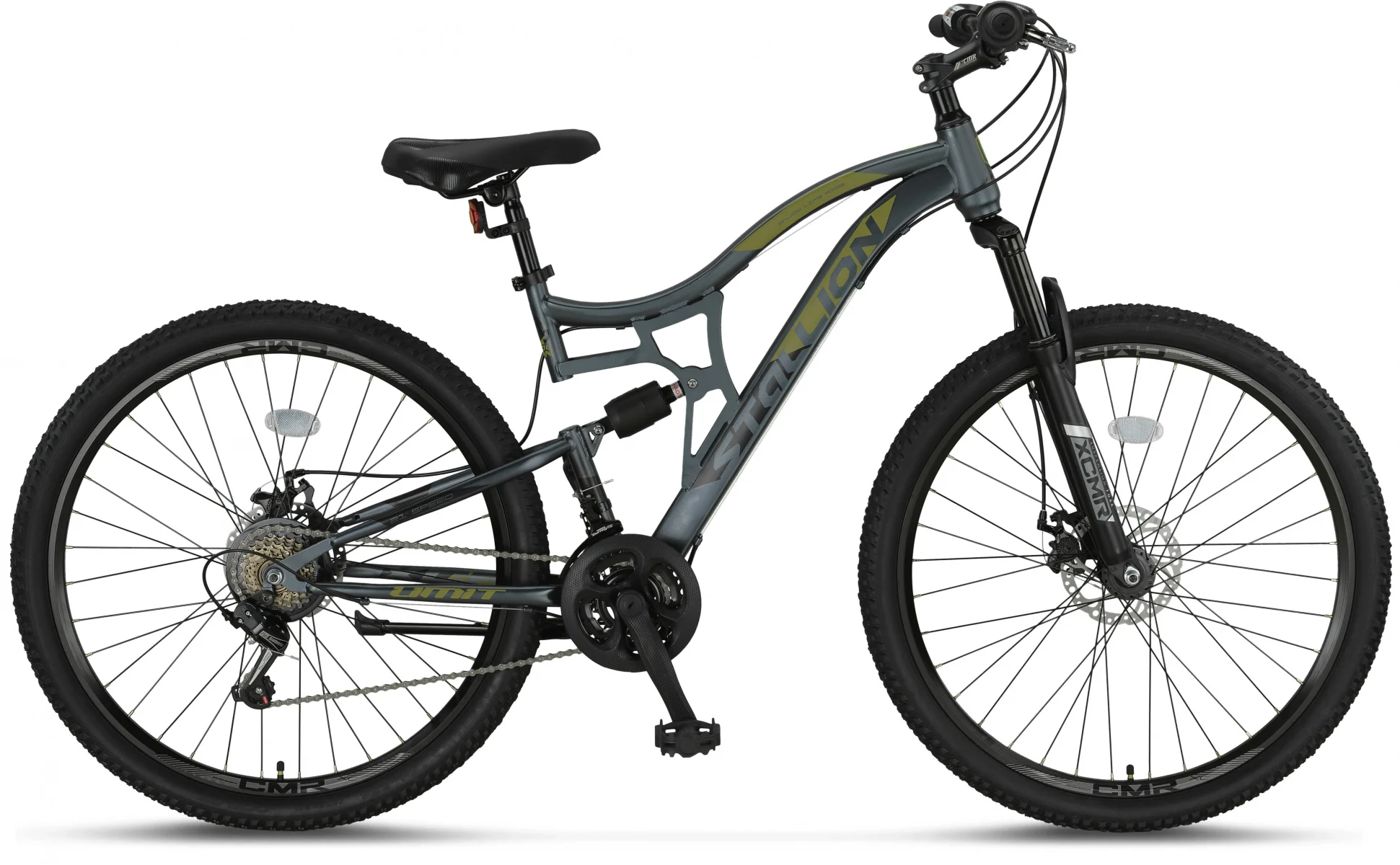 ÜMİT 2659 STALLION-MSD-2D ERKEK DAĞ BİSİKLETİ 420H 26 JANT 21 VİTES ANTRASİT GREEN