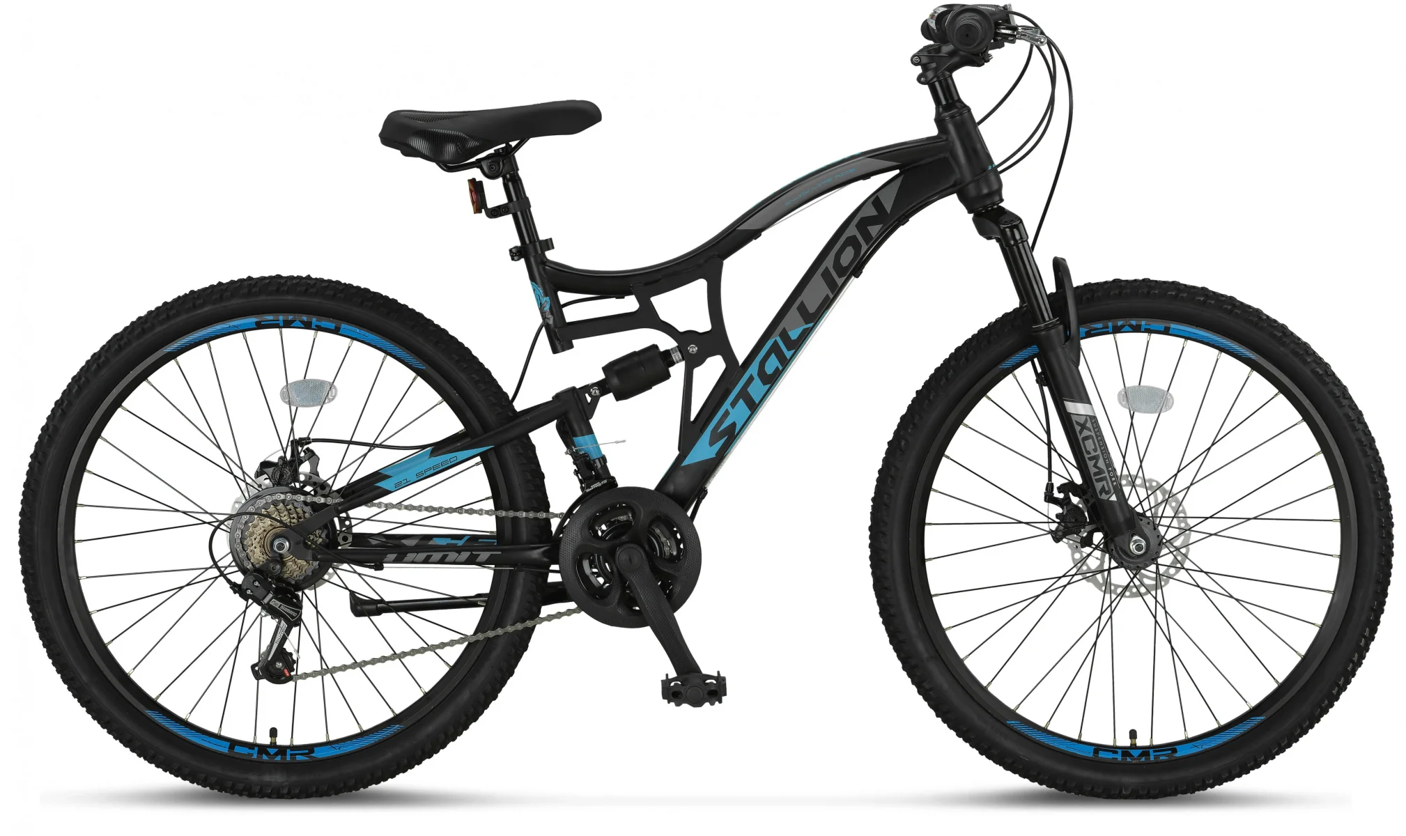 ÜMİT 2759 STALLION-MSD-2D ERKEK DAĞ BİSİKLETİ 430H 27.5 JANT 21 VİTES BLACK BLUE