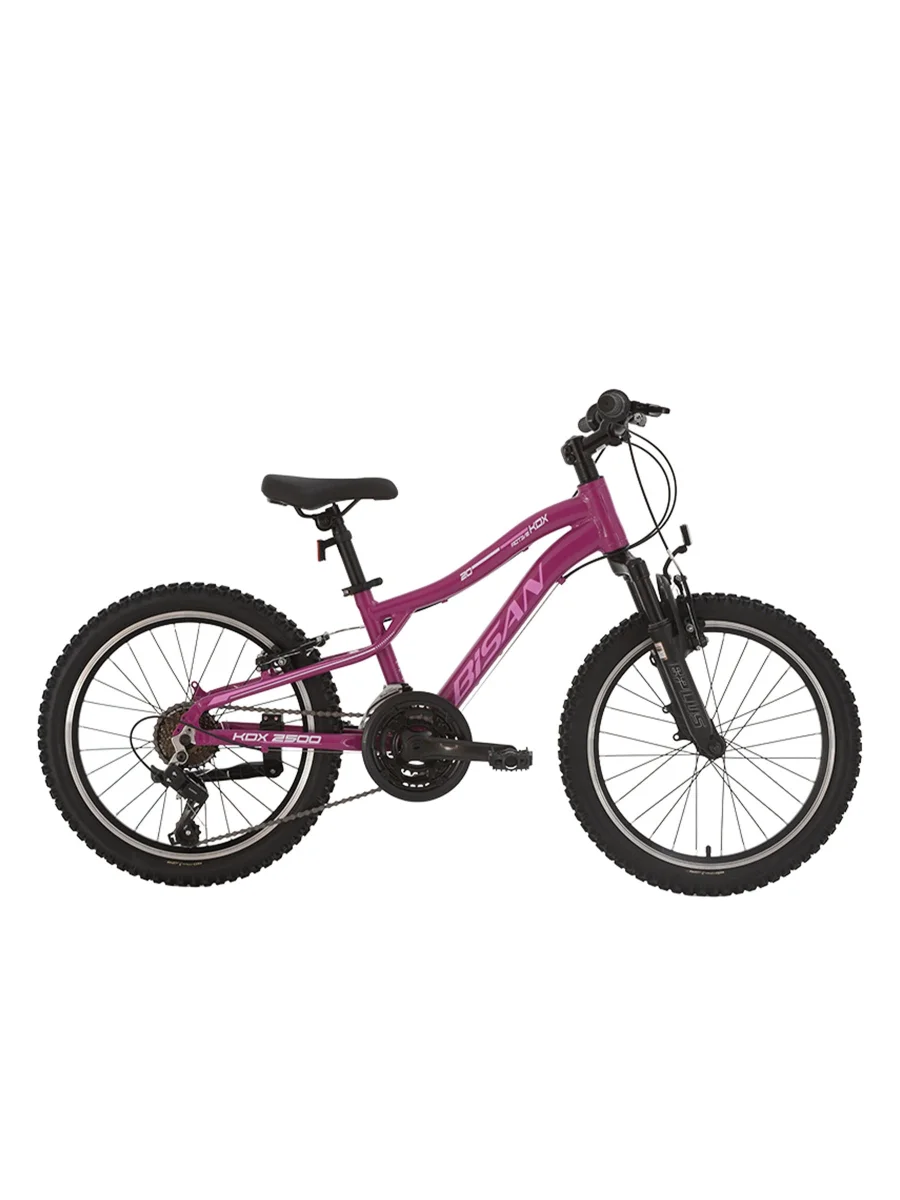 BİSAN KDX 2500-V KIZ ÇOCUK BİSİKLETİ 28CM V 20 JANT 21 VİTES MOR PEMBE BEYAZ