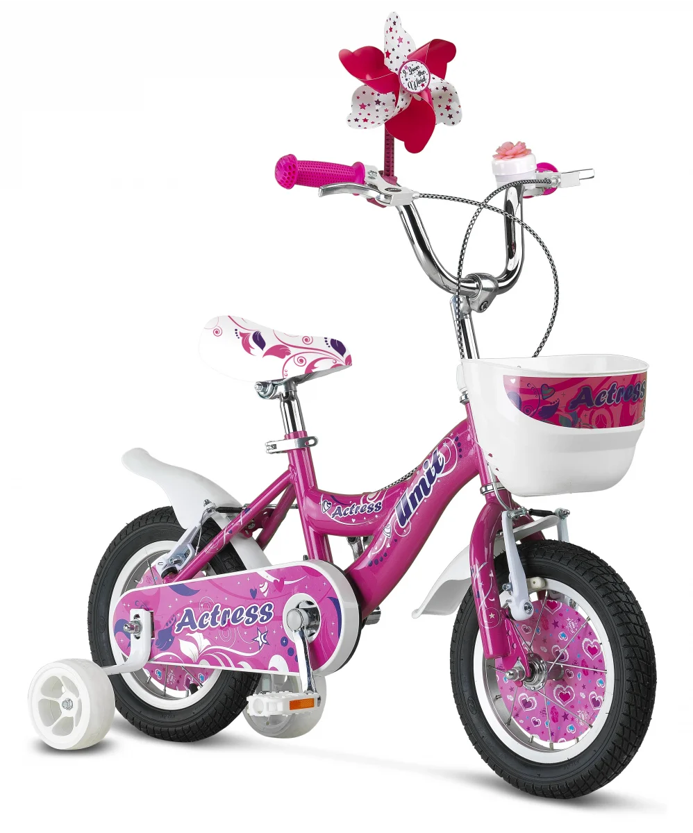 ÜMİT 1264 ACTRES-BMX-SEPET-V-KIZ ÇOCUK BİSİKLETİ 12 JANT PEMBE