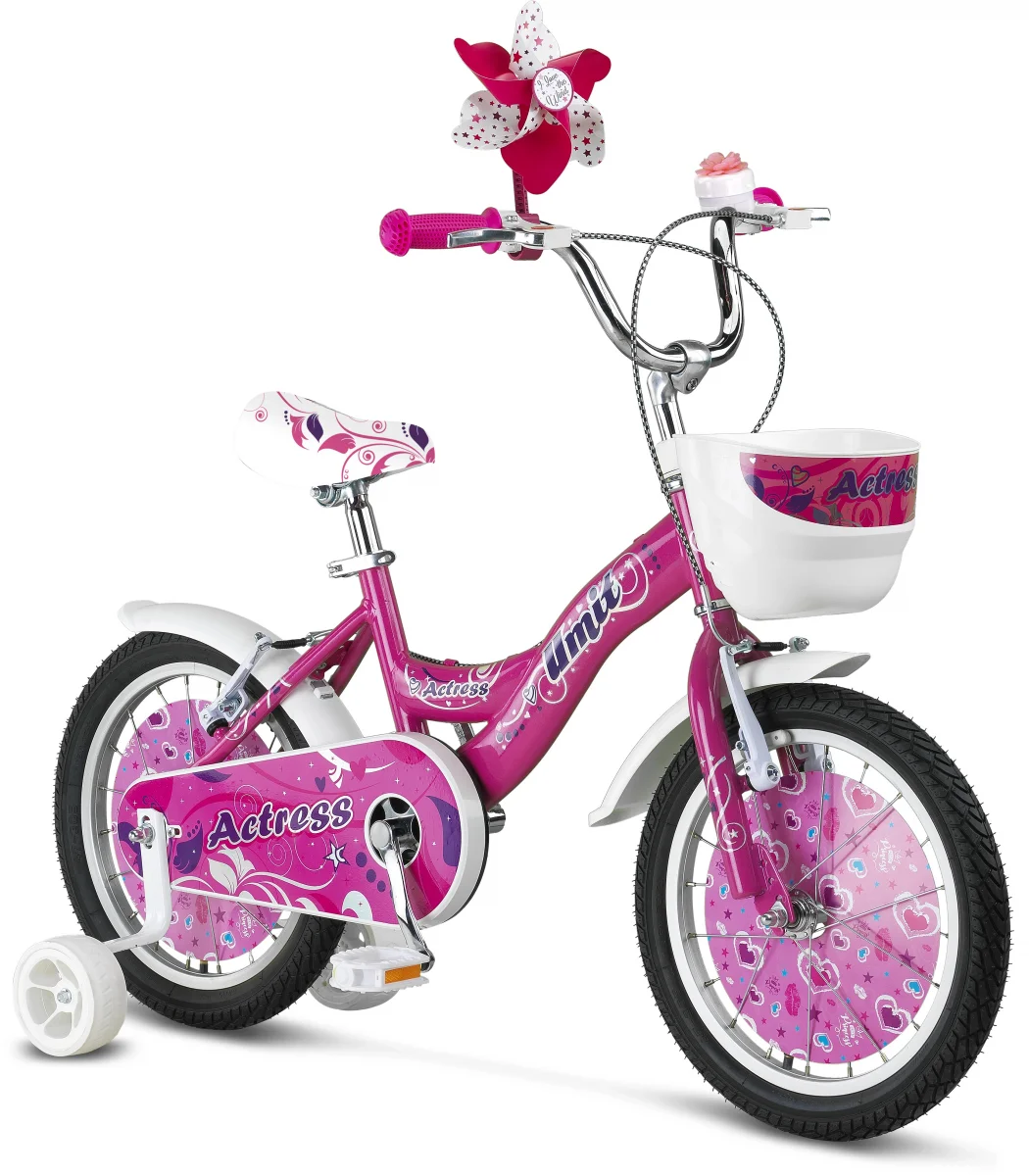 ÜMİT 1664 ACTRES-BMX-SEPET-V-KIZ ÇOCUK BİSİKLETİ 16 JANT PEMBE