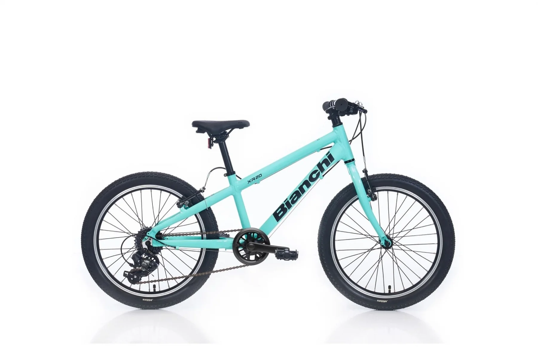 BIANCHI XR20 ERKEK ÇOCUK BİSİKLETİ 280H V 20 JANT 7 VİTES SHIMANO 7C CELESTE SİYAH