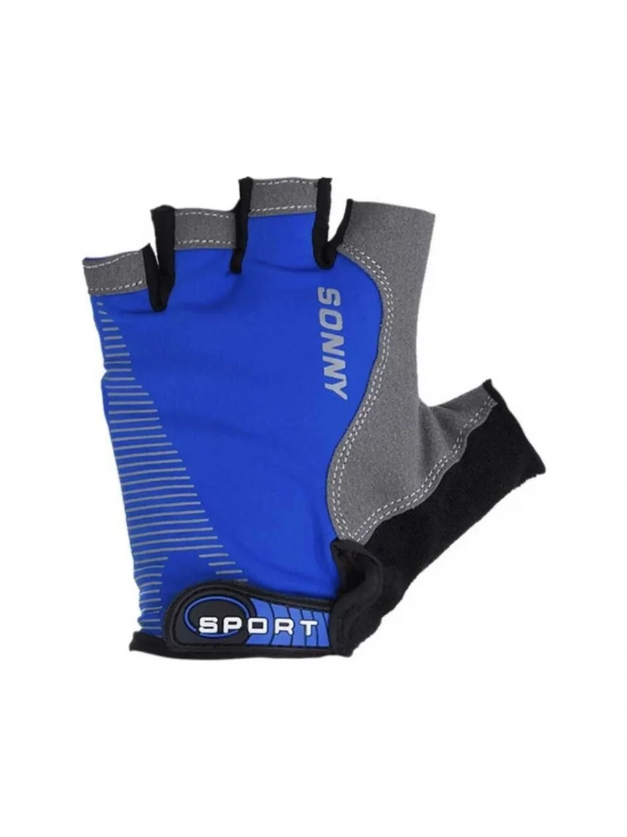 SPORT SONNY XBYC-HJ-1502 KISA PARMAK ELDİVEN XL MAVİ SİYAH