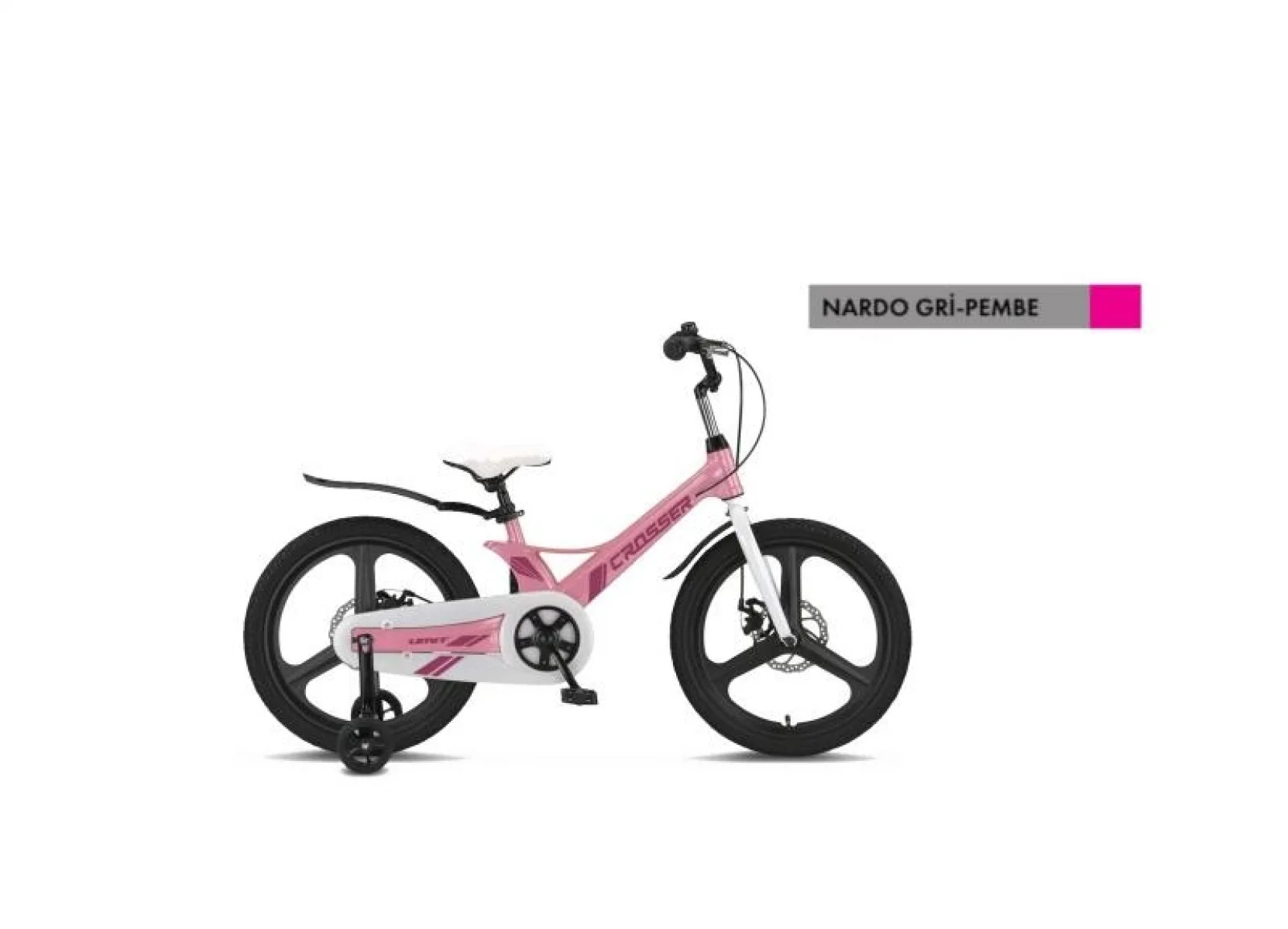 ÜMİT 2018 CROSSER 2D KIZ ÇOCUK BİSİKLETİ MD 20 JANT GRİ PEMBE