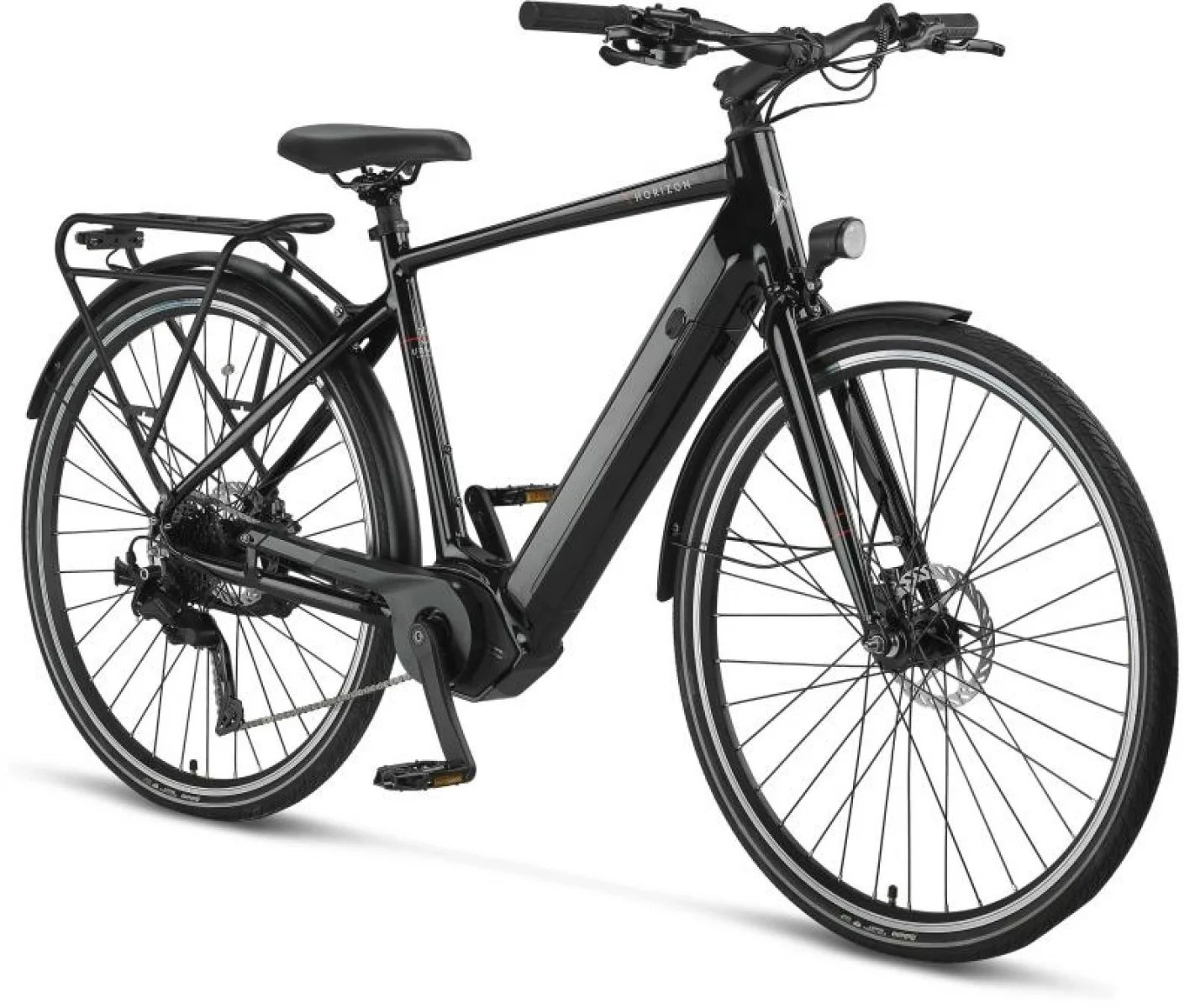 MOSSO HORIZON ELEKTRİKLİ ŞEHİR BİSİKLET 500H HYD 28 JANT 9 VİTES SİYAH