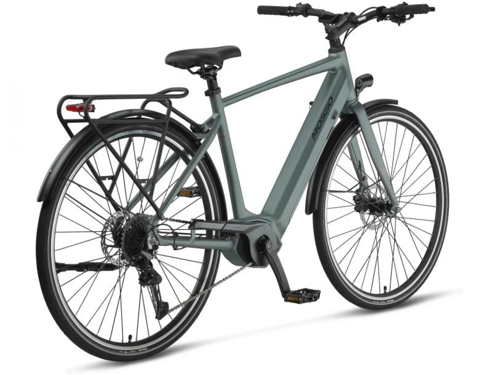 MOSSO HORIZON ELEKTRİKLİ ŞEHİR BİSİKLET 500H HYD 28 JANT 9 VİTES SMOKE GRAY