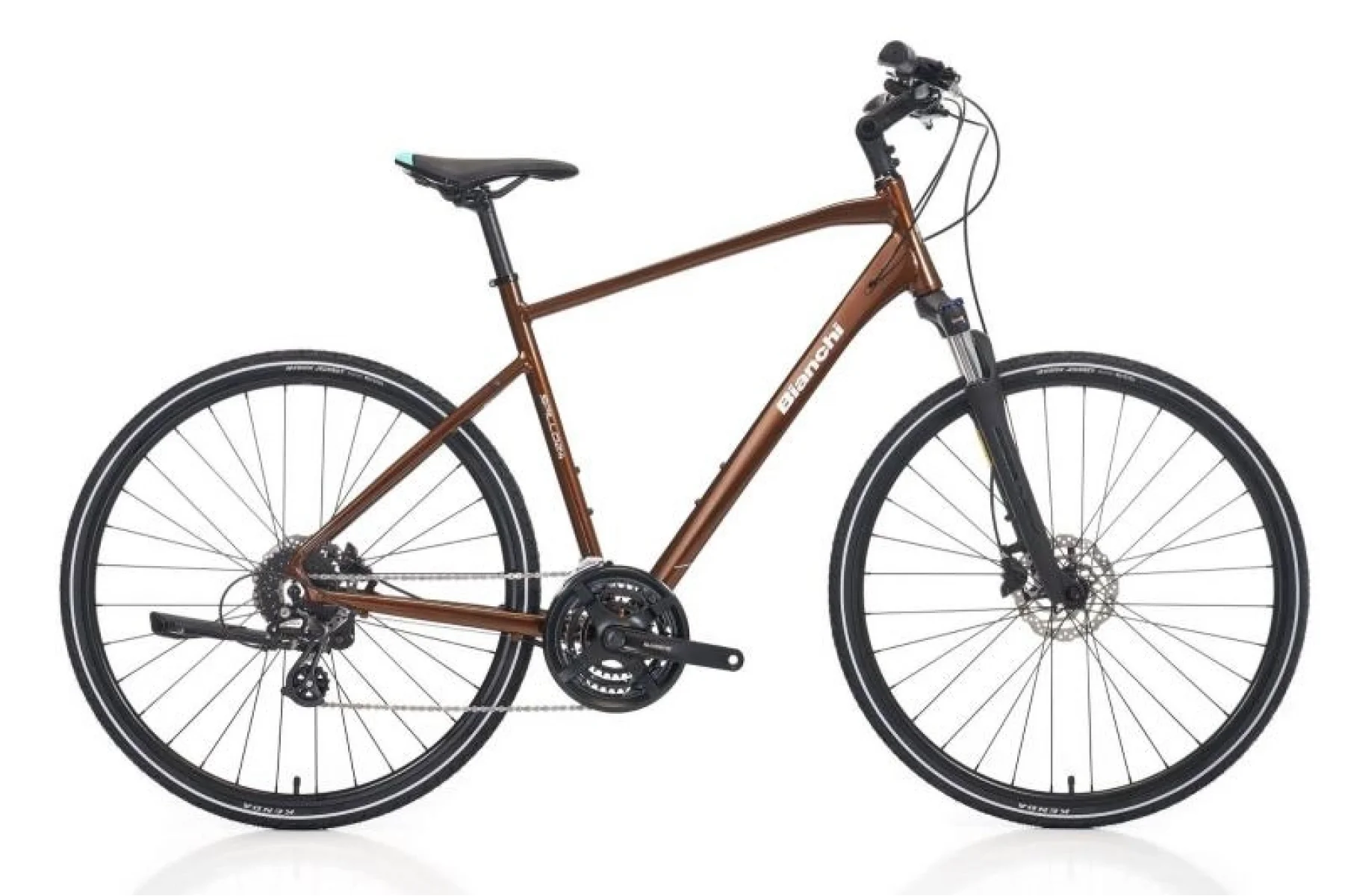 BIANCHI NEWTOURER 24 ALTUS ERKEK ŞEHİR BİSİKLETİ 510H HD 28 JANT 24 VİTES A5 KAHVERENGİ BEYAZ