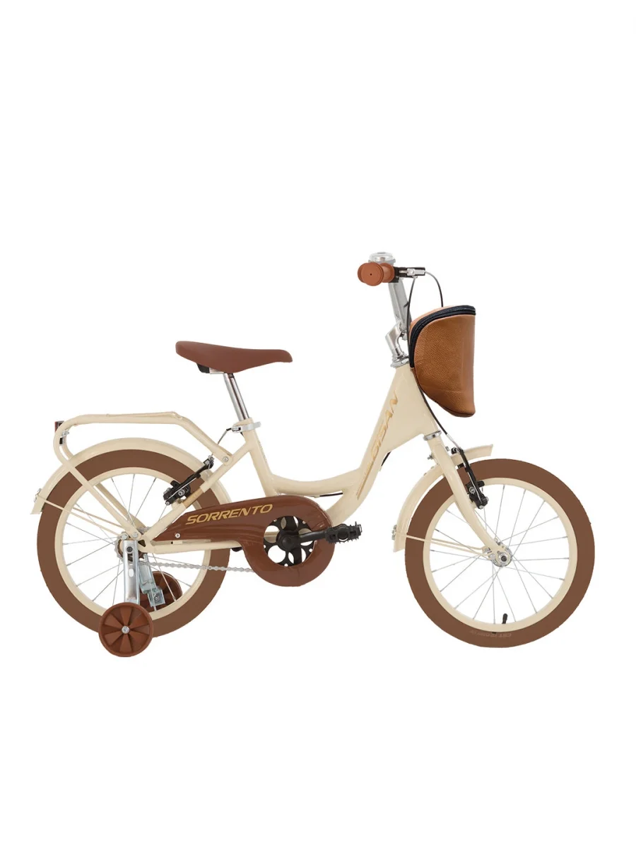 BİSAN SORRENTO-S KIZ ÇOCUK BİSİKLETİ 26CM 16 JANT KREM GOLD