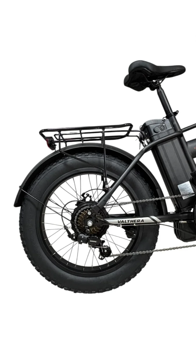 MOSSO VALTHERA-RR ELEKTRİKLİ KATLANIR BİSİKLET 420H MD 20 JANT 7 VİTES MAT SİYAH GÜMÜŞ