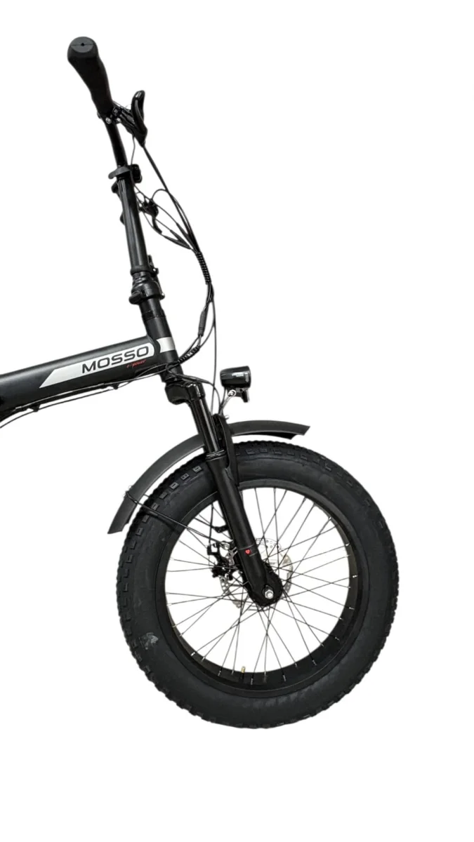 MOSSO VALTHERA-RR ELEKTRİKLİ KATLANIR BİSİKLET 420H MD 20 JANT 7 VİTES MAT SİYAH GÜMÜŞ