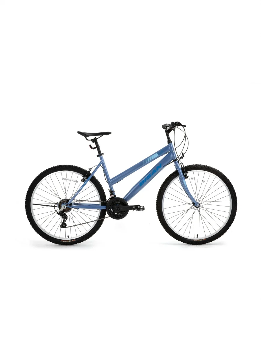 BİSAN DISCOVER KADIN DAĞ BİSİKLETİ 42CM V 26 JANT 21 VİTES METALİK MAVİ MAVİ