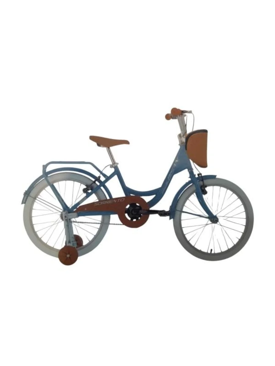 BİSAN SORRENTO-S KIZ ÇOCUK BİSİKLETİ 30CM 20 JANT BEBE MAVİ SİLVER